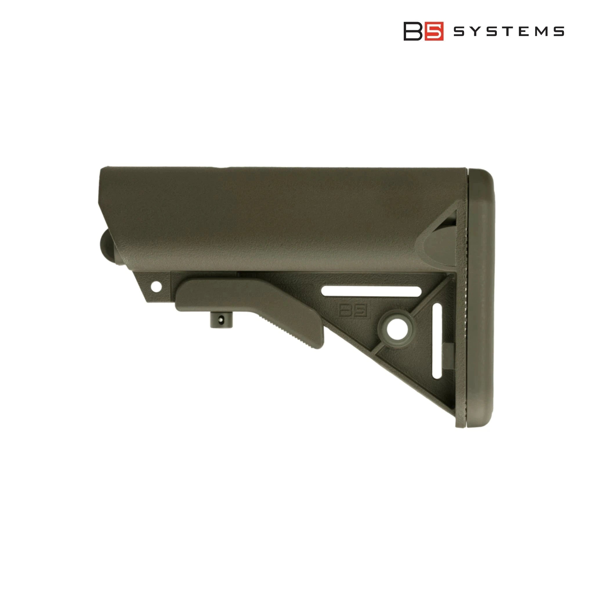 B5 Systems Enhanced SOPMOD Stock - Mil-Spec - Olive Drab Green AR15 Rifle Stock B5 Systems