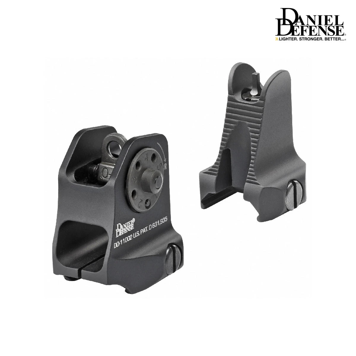 Daniel Defense AR-15 Iron Sight Set (ROCK & LOCK) - 19-088-09116 Iron Sights Daniel Defense