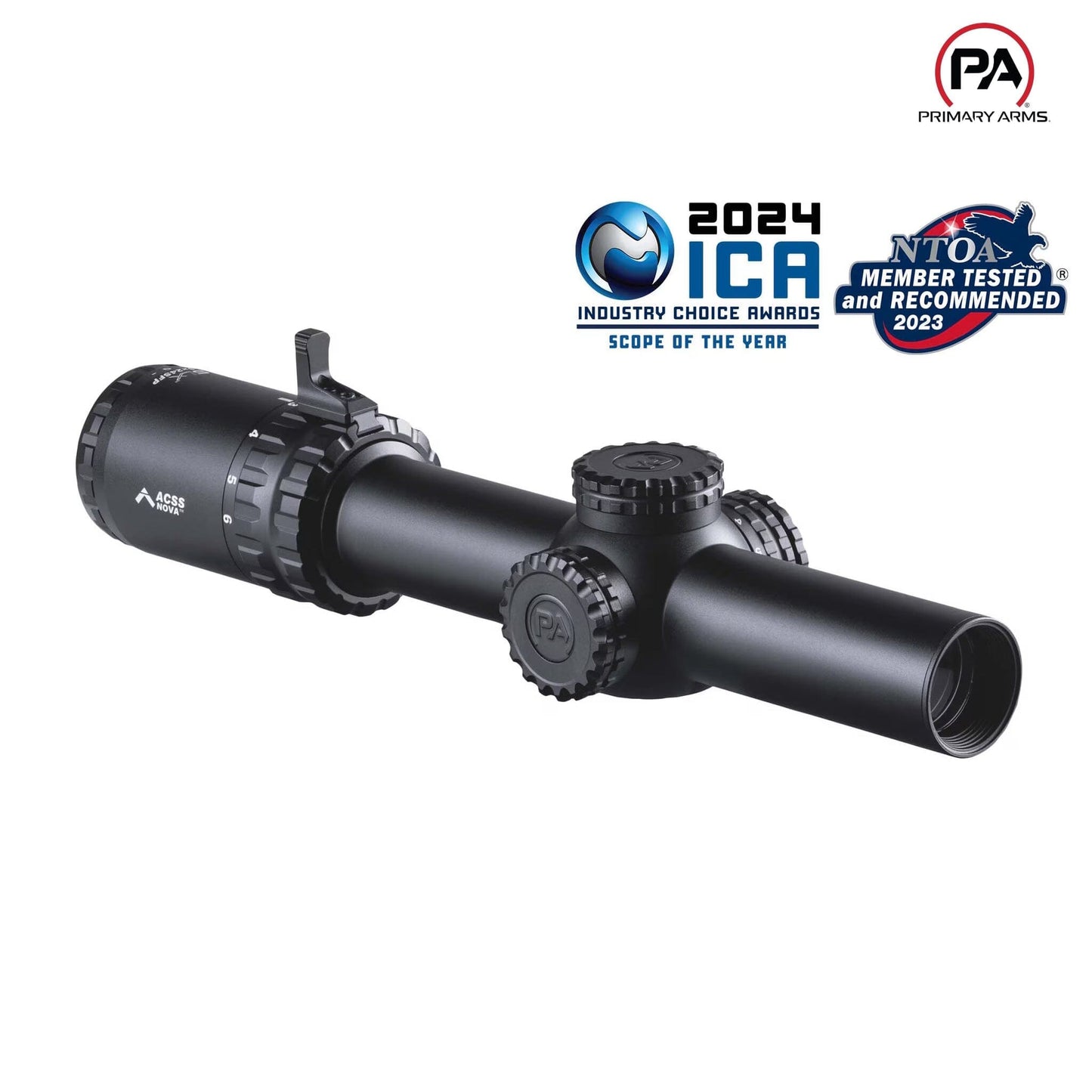 Primary Arms SLx 1-6x24 SFP Rifle Scope Gen IV ACSS Nova Fiber Wire Reticle Red Dot Bright - MPN: 610183 LPVO Rifle Scope Primary Arms
