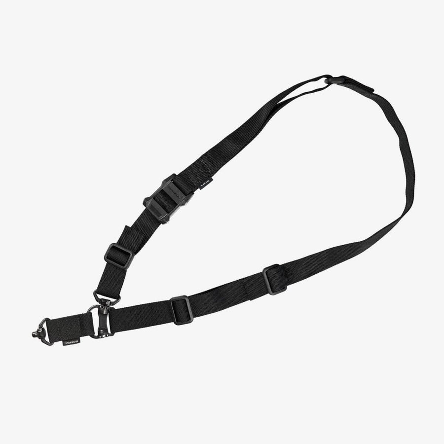 Two-point QD rifle sling on white - CSR kit for a straight-pull AR-15