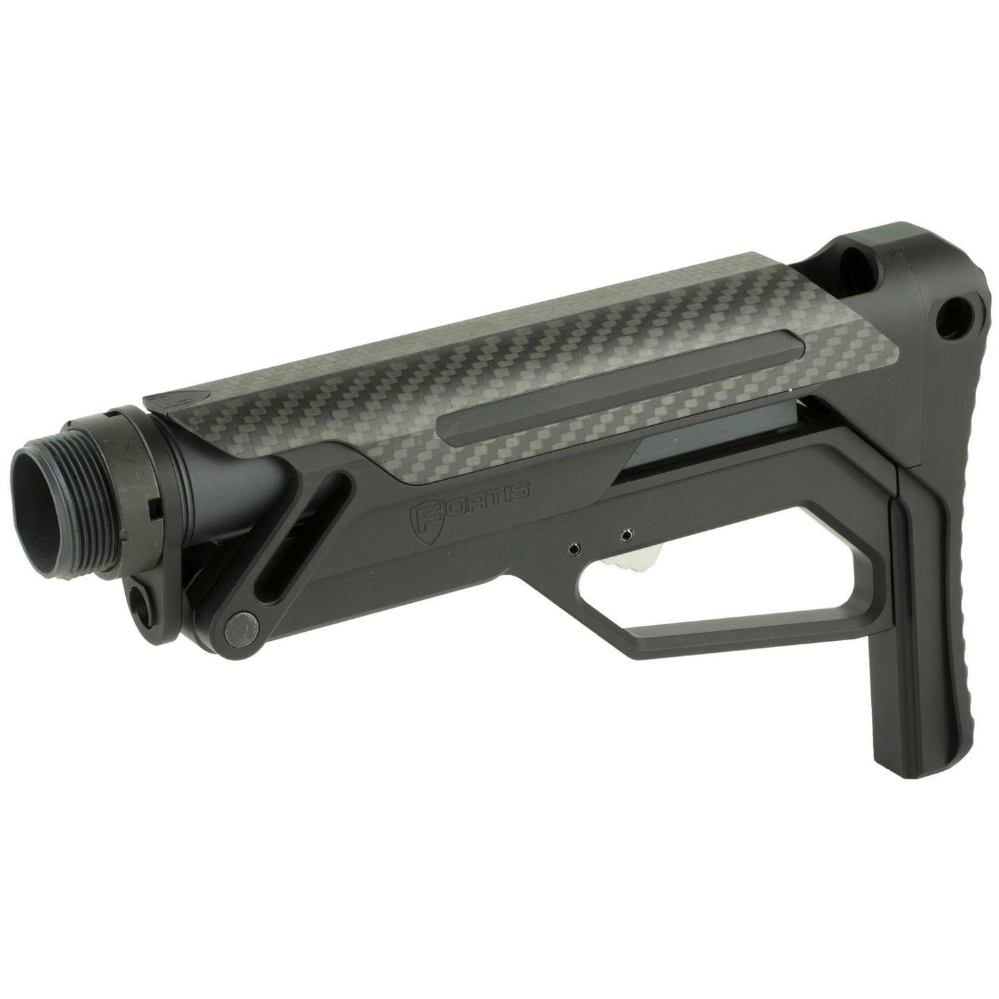 Fortis Manufacturing LA Stock Includes 6 Position Buffer Tube and Fortis QD End Plate Mil-Spec