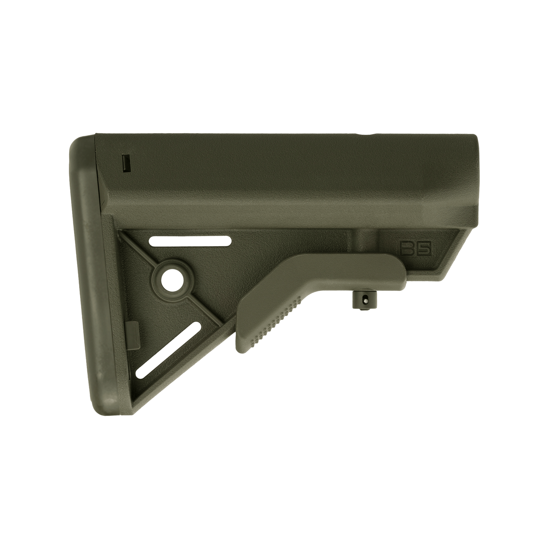 B5 Systems Bravo Stock Mil-Spec for AR-15 in Olive Drab Green