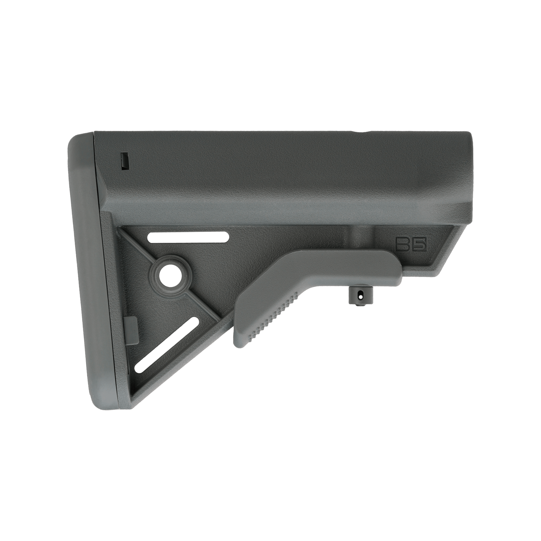 B5 Systems Bravo Stock Mil-Spec for AR-15 in Wolf Grey