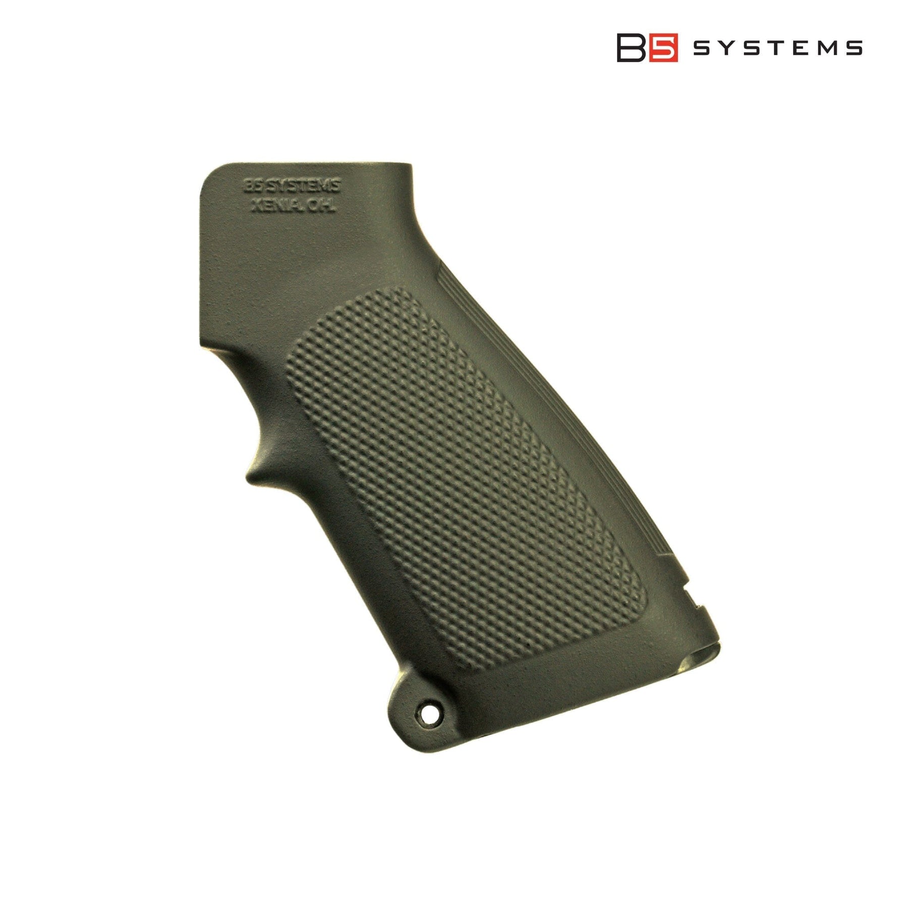 B5 Systems CAR-15 LS2 Grip matte finish AR-15 pistol grip in Olive Drab Green