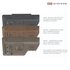 B5 Systems Collapsible Precision Stock - Medium Length - Black AR15 Rifle Stock B5 Systems 