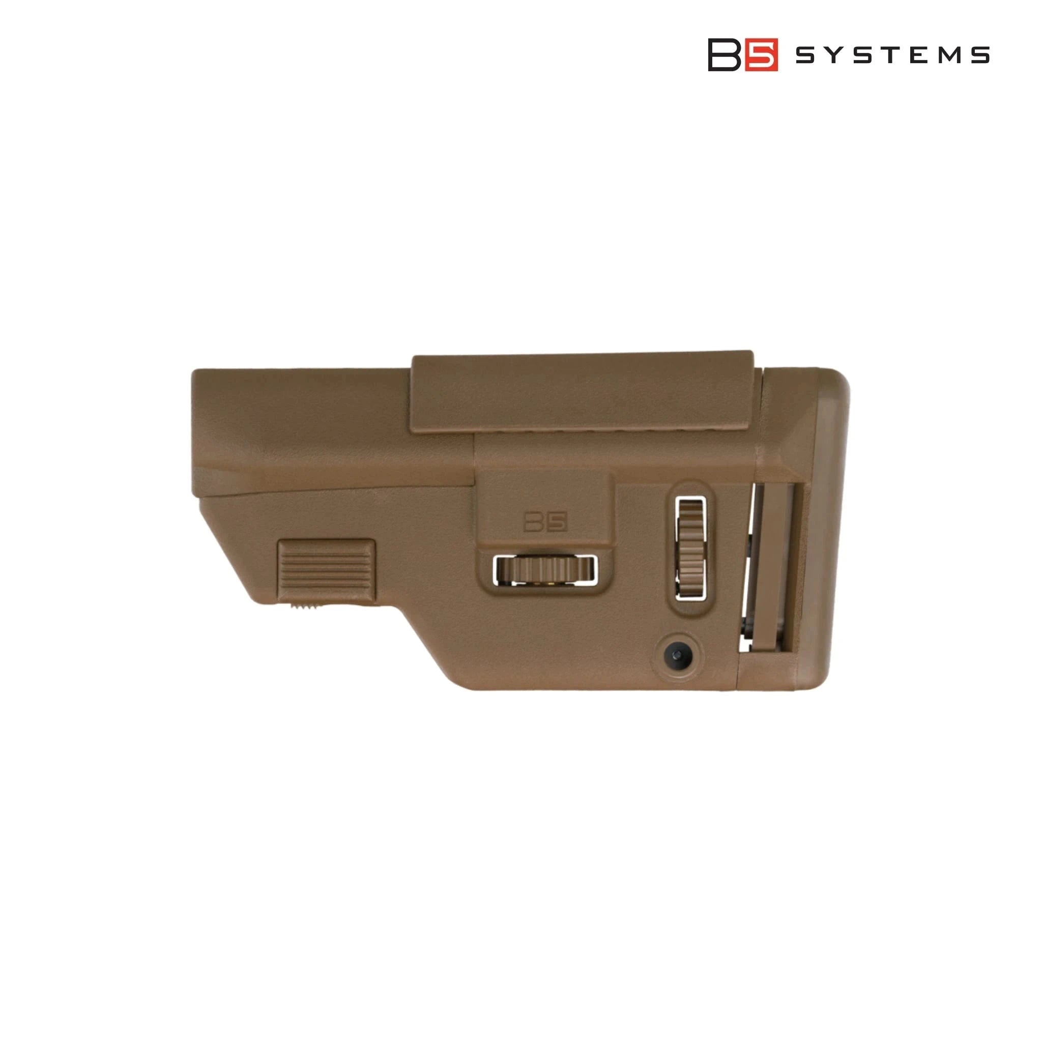 B5 Systems Collapsible Precision Stock - Medium Length - Coyote Brown AR15 Rifle Stock B5 Systems 