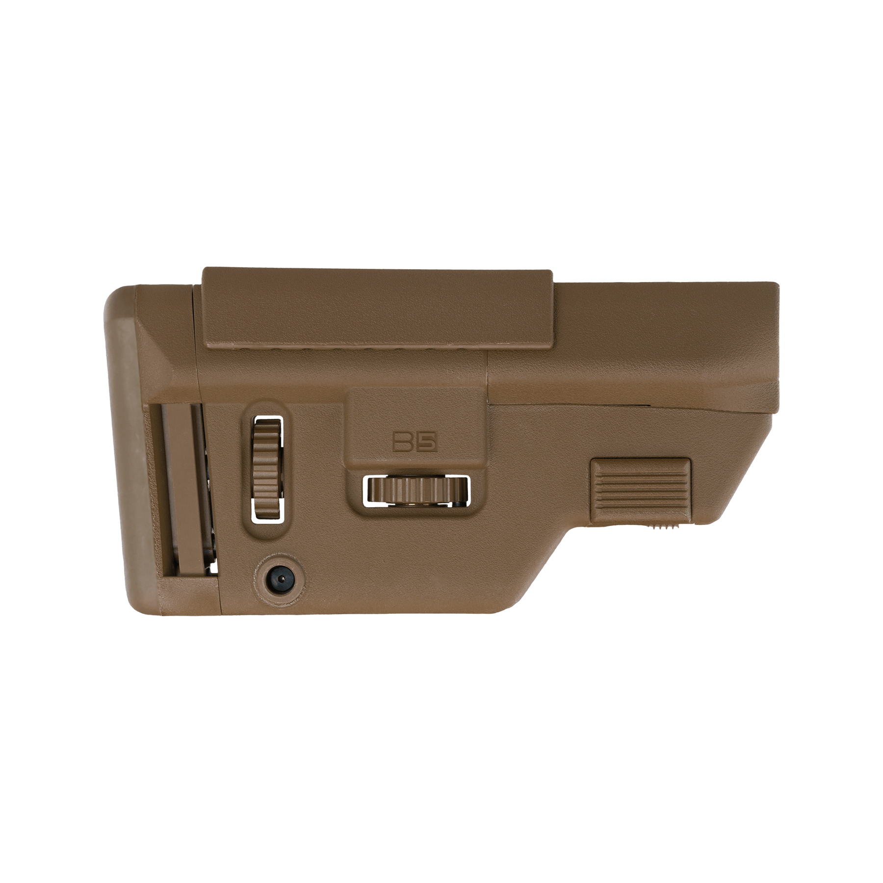 B5 Systems Collapsible Precision Stock Medium for AR-15 in Coyote Brown