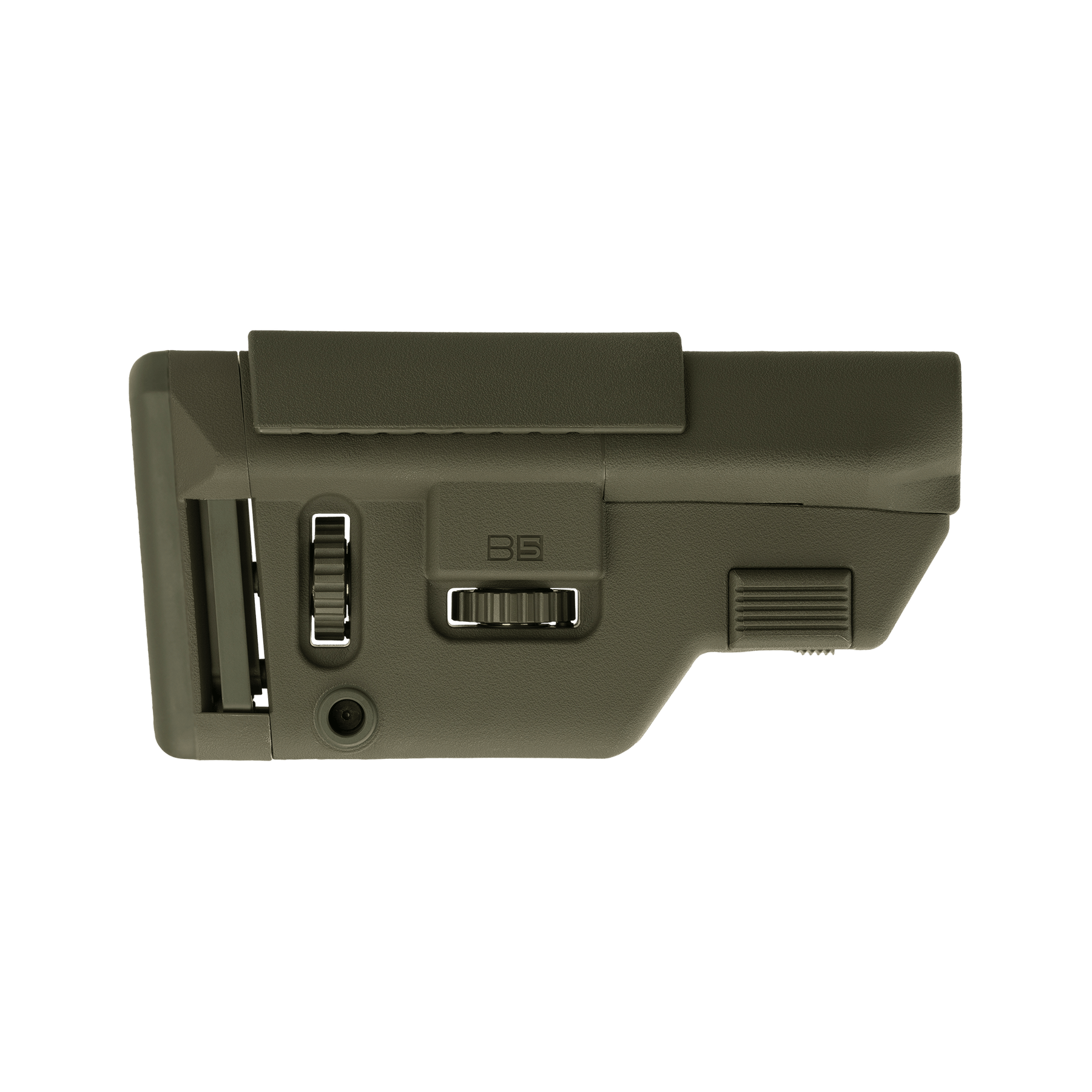 B5 Systems Collapsible Precision Stock Medium for AR-15 in Olive Drab Green