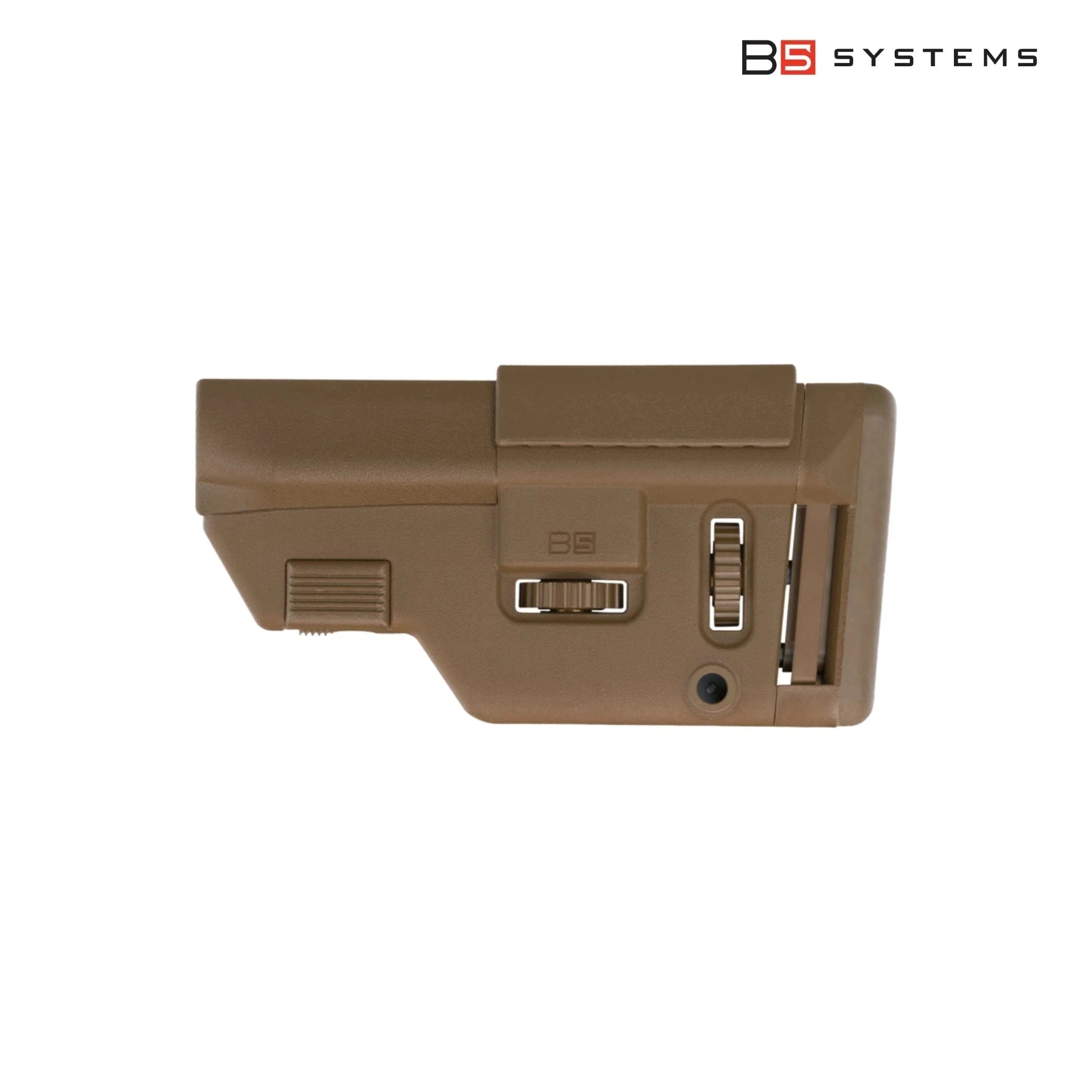 B5 Systems Collapsible Precision Stock - Short Length - Coyote Brown AR15 Rifle Stock B5 Systems 