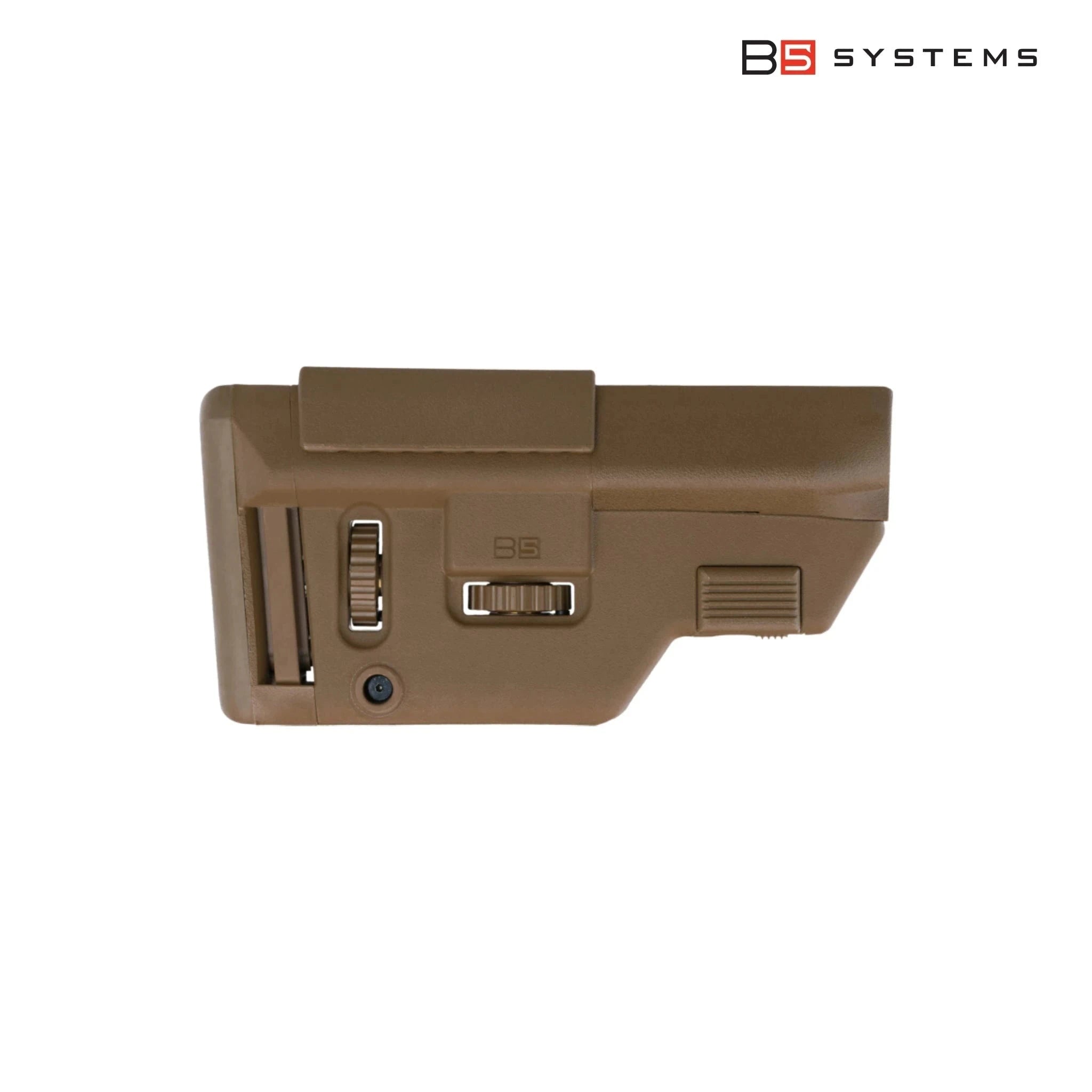 B5 Systems Collapsible Precision Stock - Short Length - Coyote Brown AR15 Rifle Stock B5 Systems 