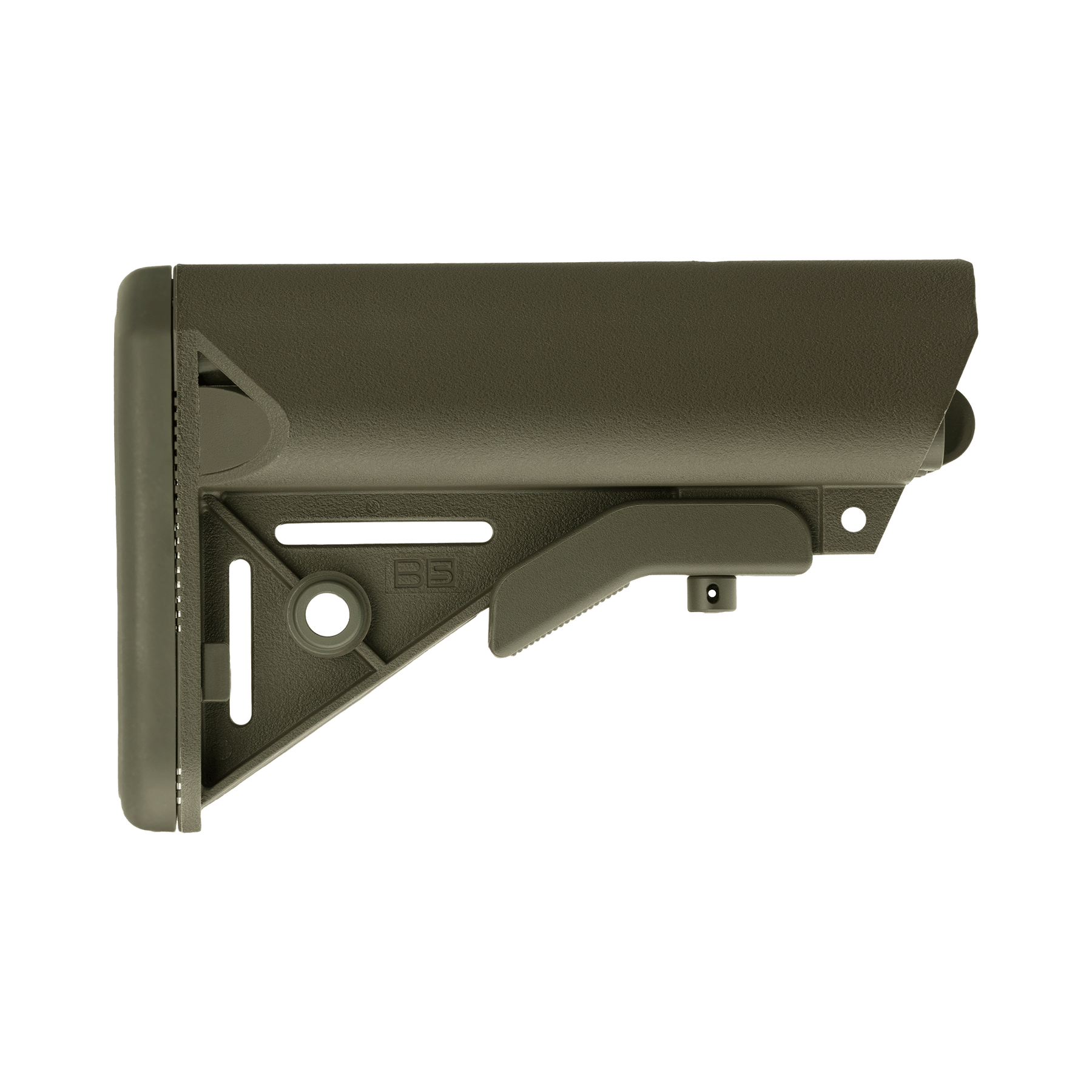 B5 Systems Enhanced SOPMOD Stock Mil-Spec for AR-15 in Olive Drab Green