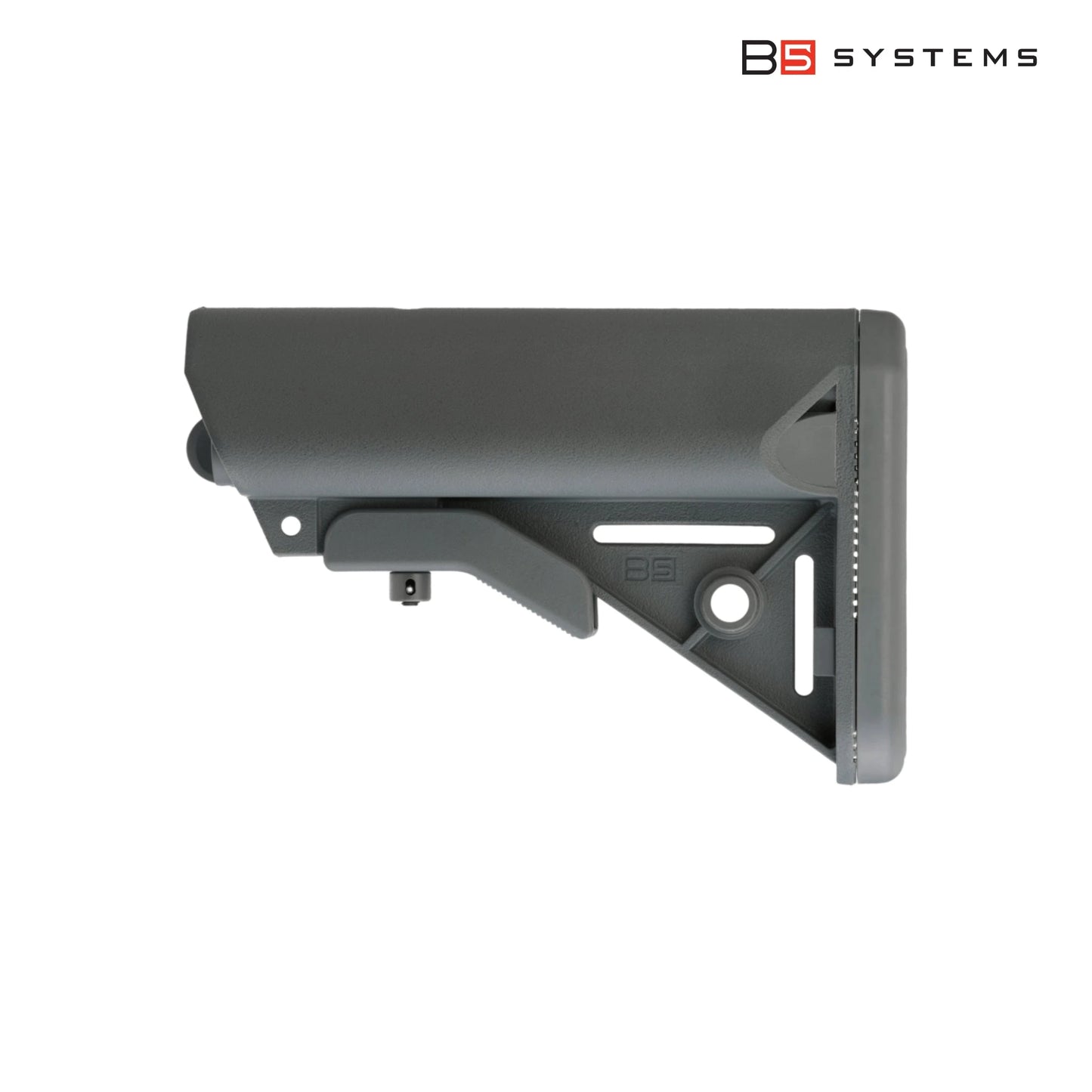 B5 Systems Enhanced SOPMOD Stock Mil Spec Wolf Grey - SOP-1123 AR15 Rifle Stock B5 Systems 