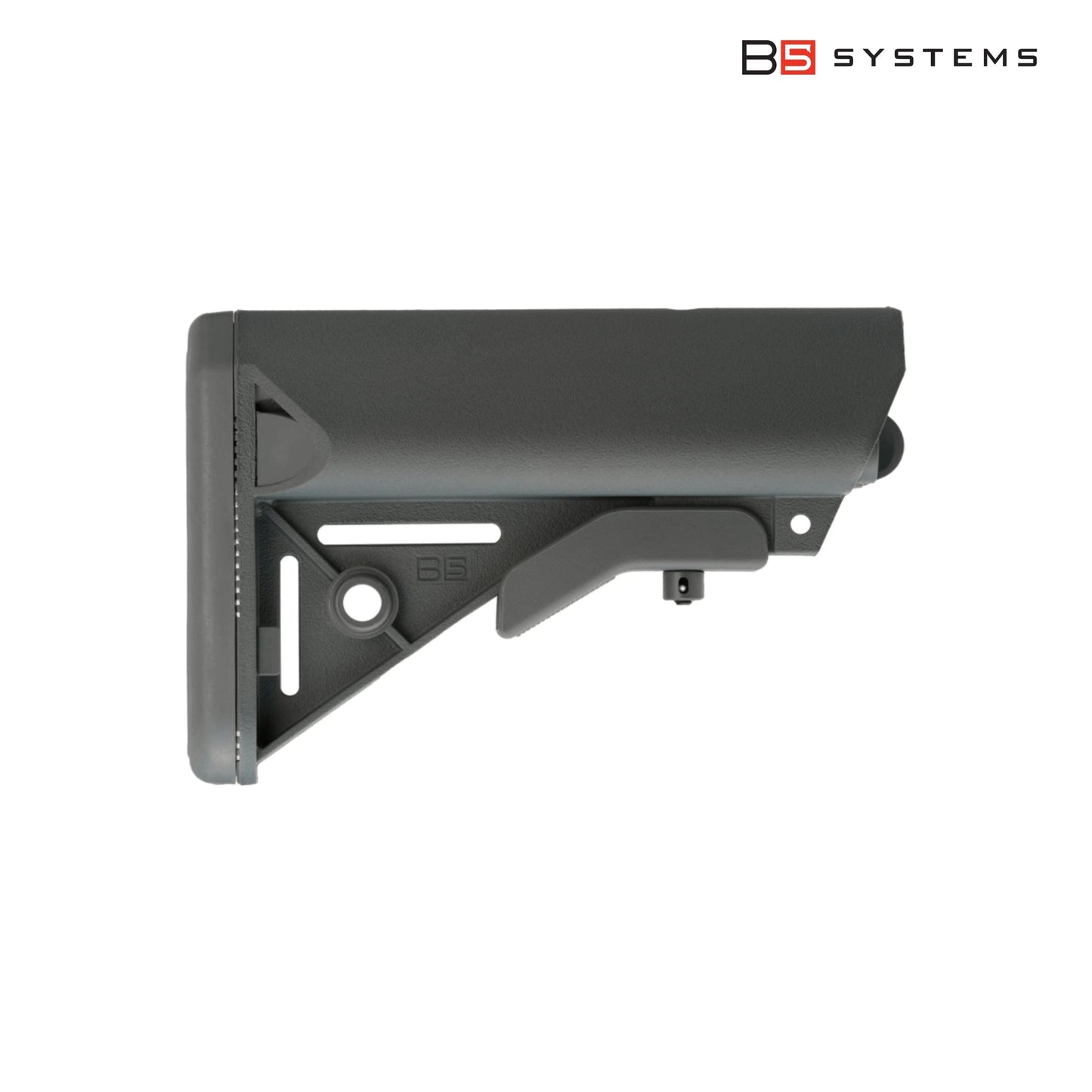 B5 Systems Enhanced SOPMOD Stock Mil Spec Wolf Grey - SOP-1123 AR15 Rifle Stock B5 Systems 