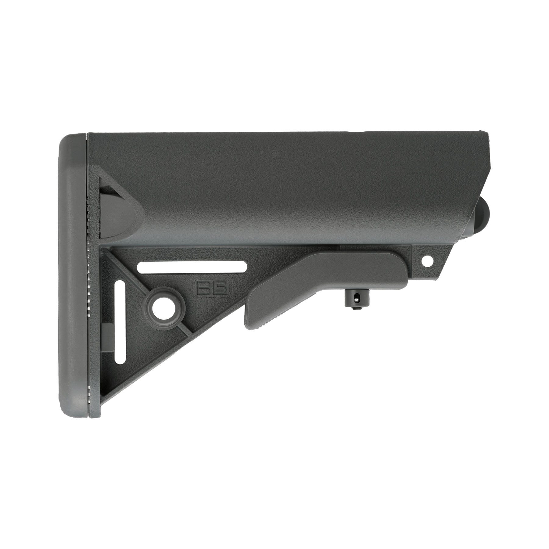 B5 Systems Enhanced SOPMOD Stock Mil-Spec for AR-15 in Wolf Grey
