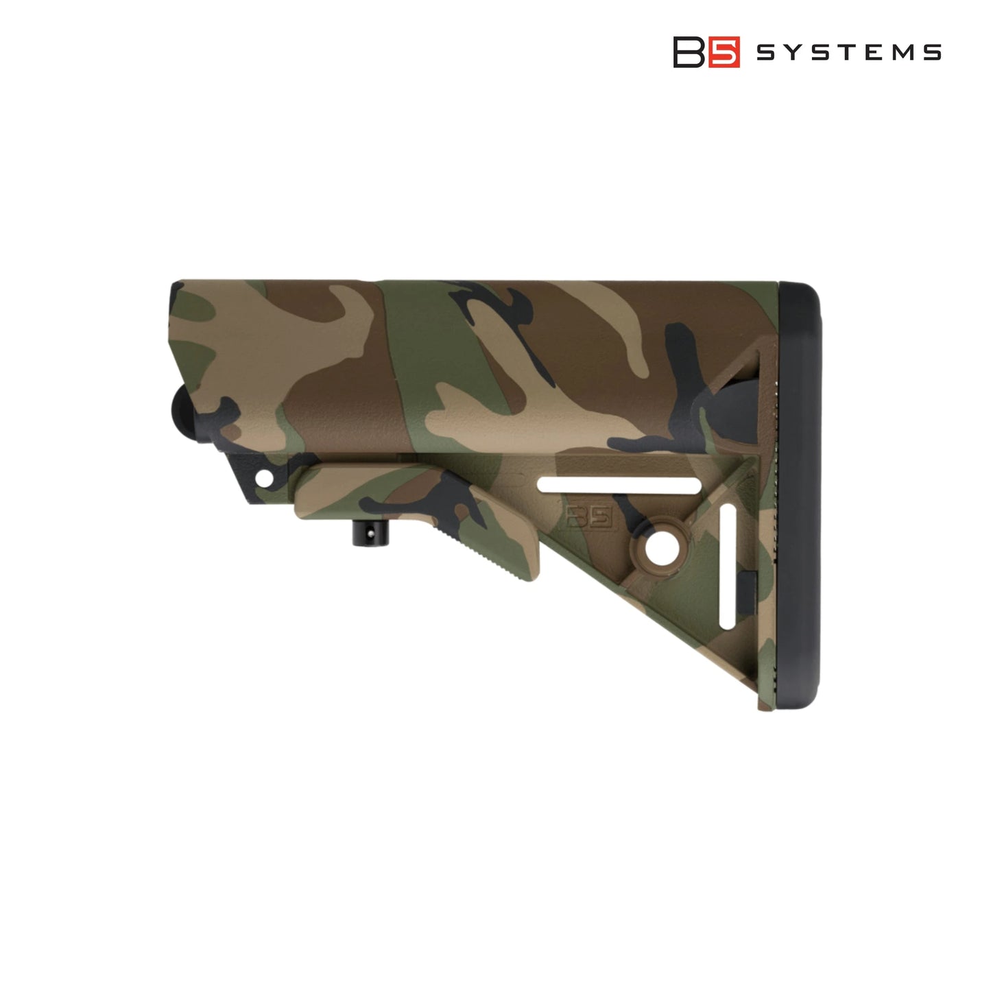 B5 Systems Enhanced SOPMOD Stock Mil Spec Woodland - SOP-1188 AR15 Rifle Stock B5 Systems 