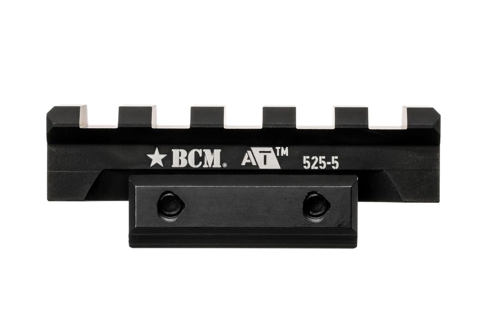 BCM A/T optic riser for AR-15, 5-slot, BCM-OR-AT-525-5
