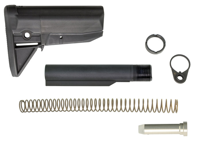 BCM Gunfighter Stock Kit Mod 0 carbine stock kit for AR-15, BCM-GFSK-MOD-0-BLK