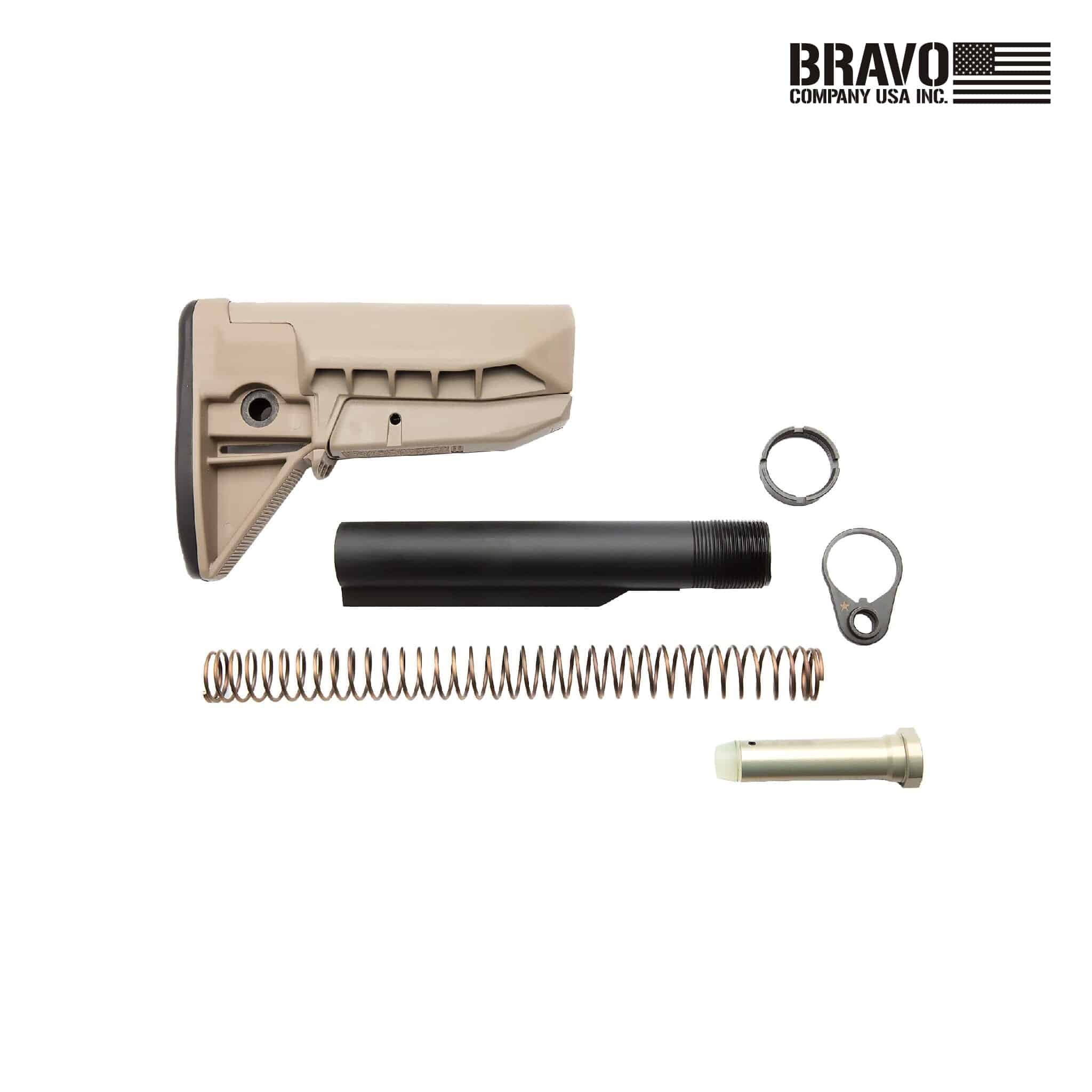 BCM Gunfighter Stock Kit Mod 0 SOPMOD AR15 Rifle Stock Bravo Company USA Flat Dark Earth 