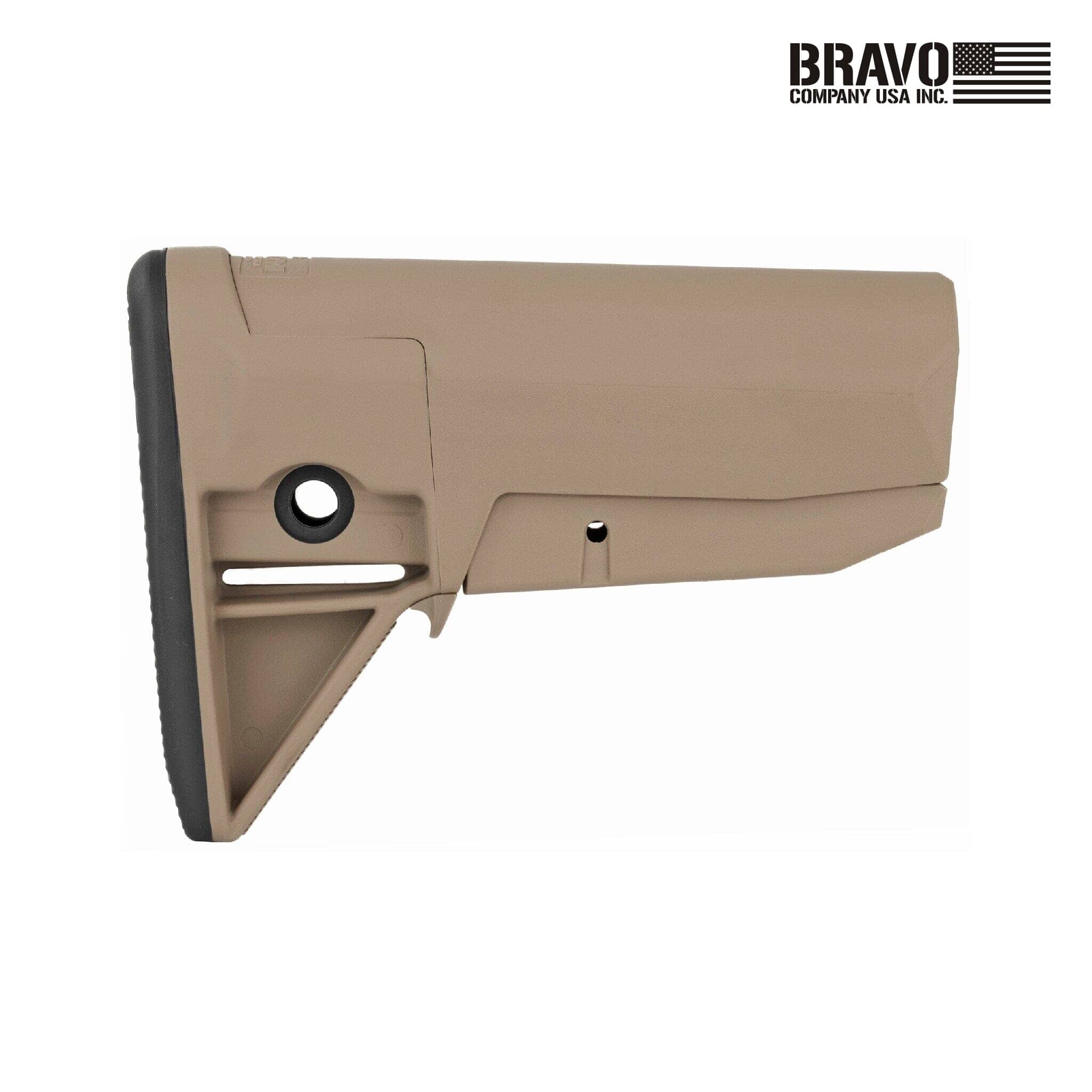 BCM Gunfighter Stock Mod 0 - Mil Spec AR15 Rifle Stock Bravo Company USA Flat Dark Earth 