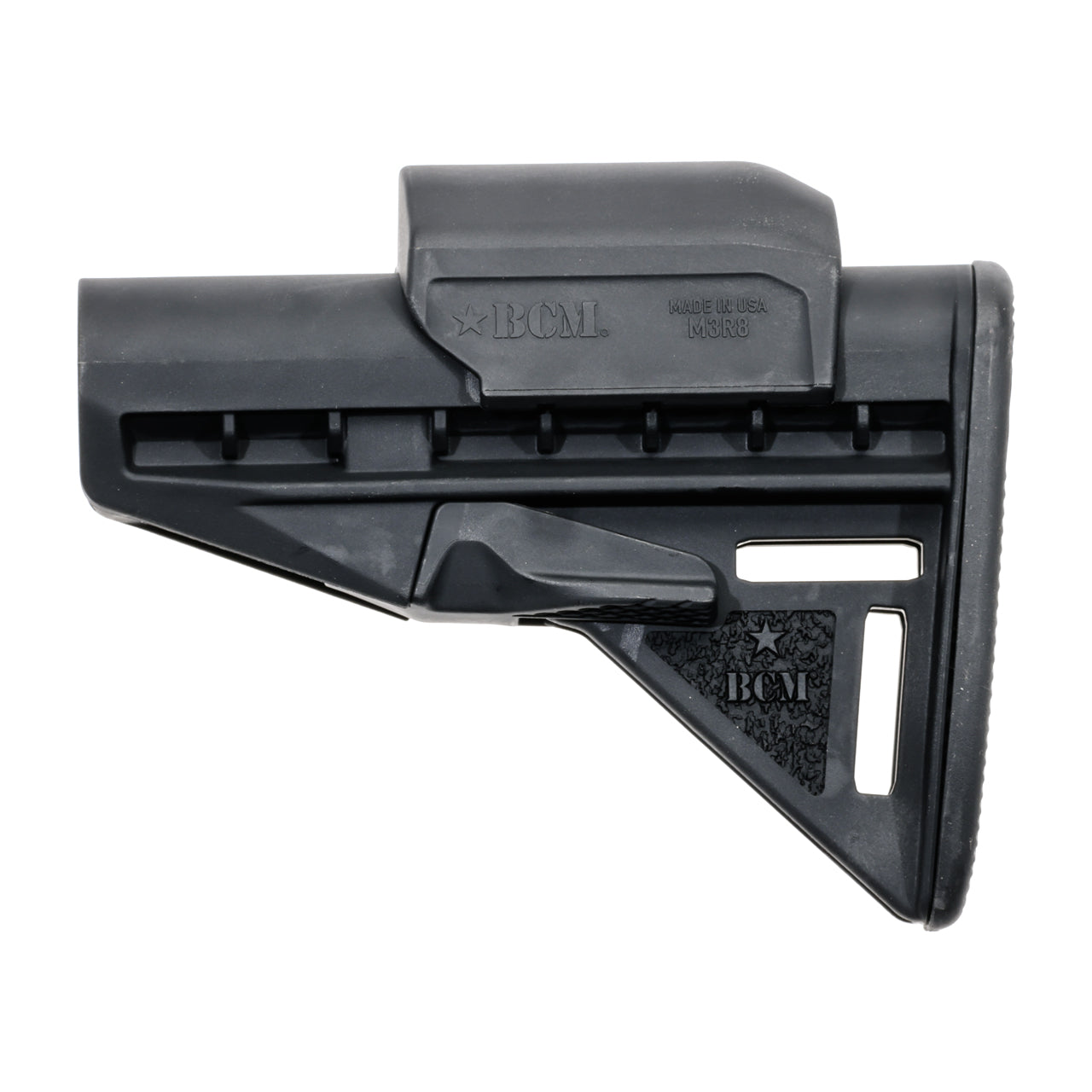 BCM Gunfighter Stock Mod 3 with Stock Risers for AR-15, view 3 of 4