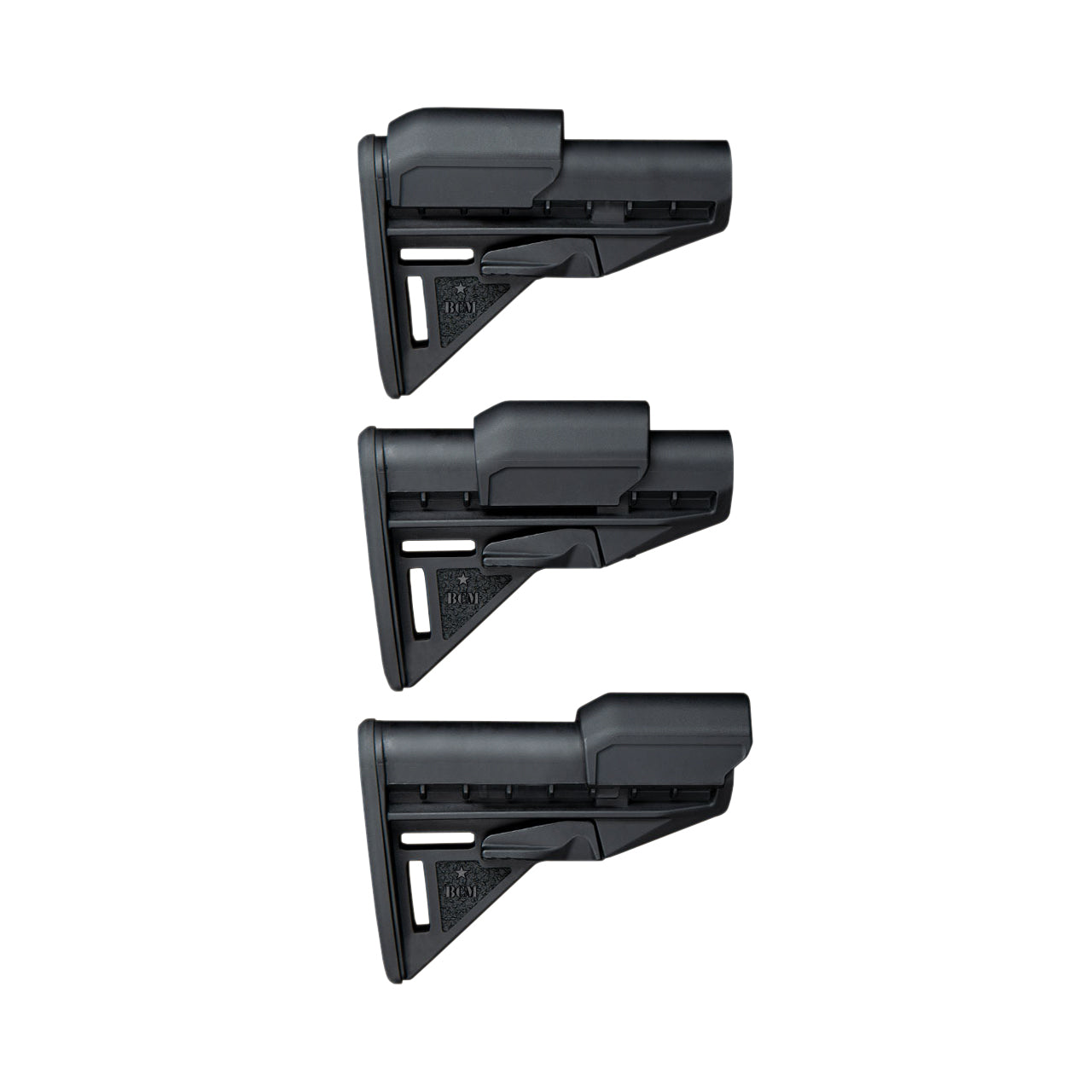 BCM Gunfighter Stock Mod 3 with Stock Risers for AR-15, view 4 of 4