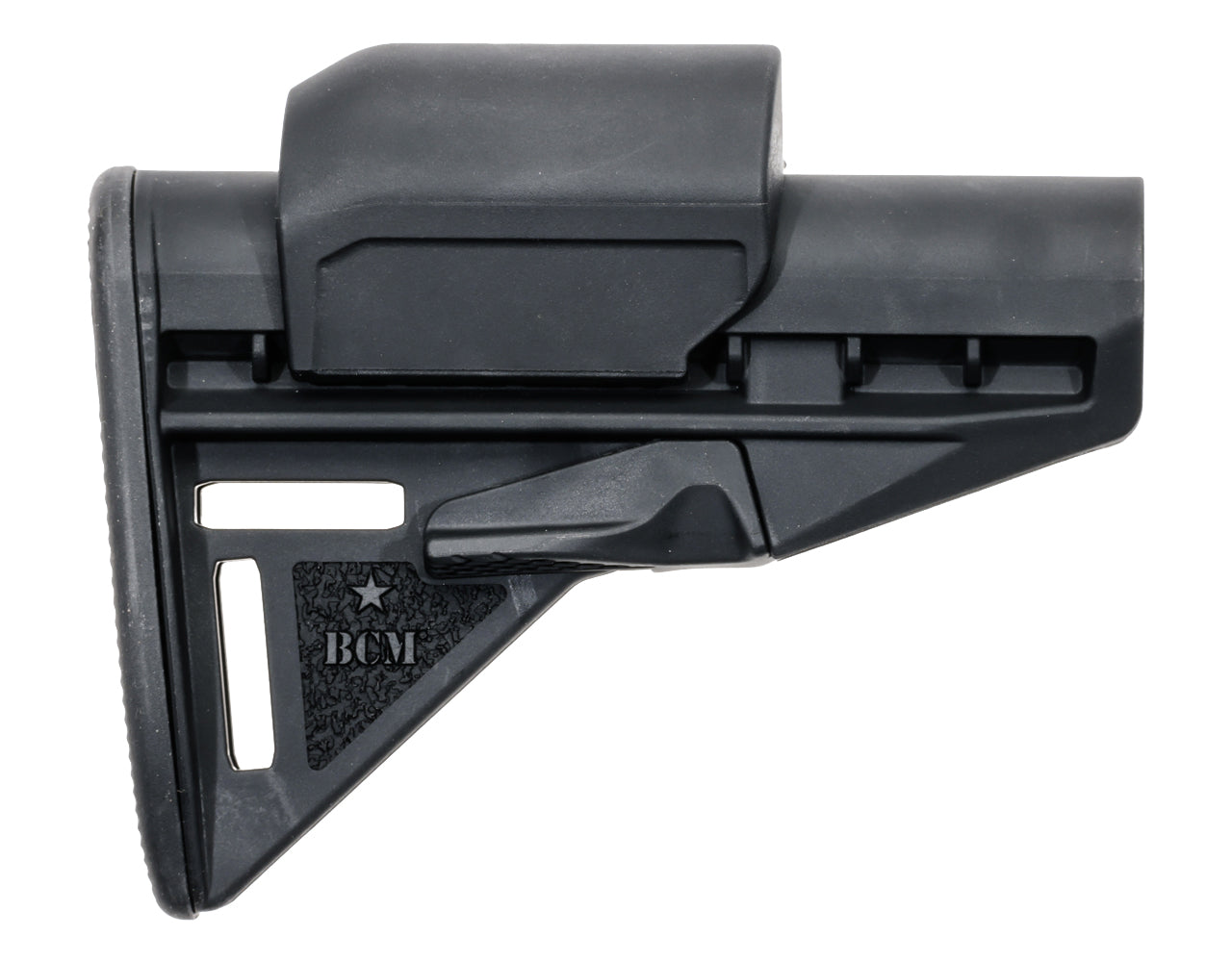 BCM Gunfighter Stock Mod 3 with Stock Risers for AR-15 in Black