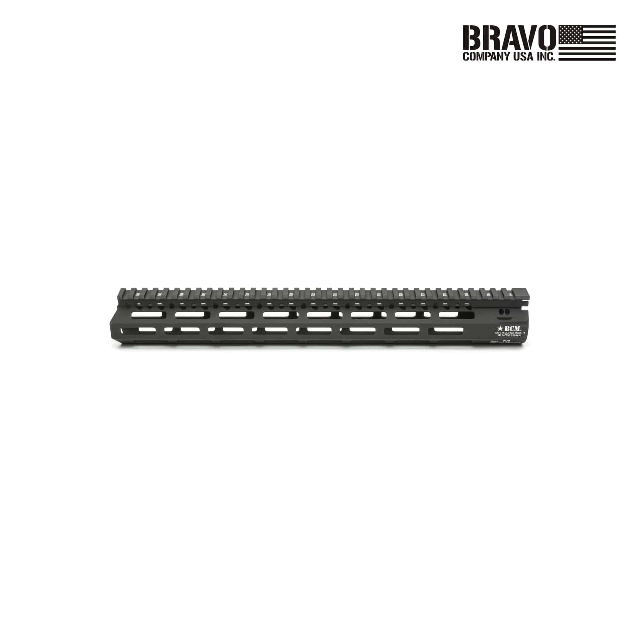 BCM MCMR-15 M-LOK Compatible Modular Rail - 15″ - 5.56 - Black AR15 Handguard Bravo Company USA 