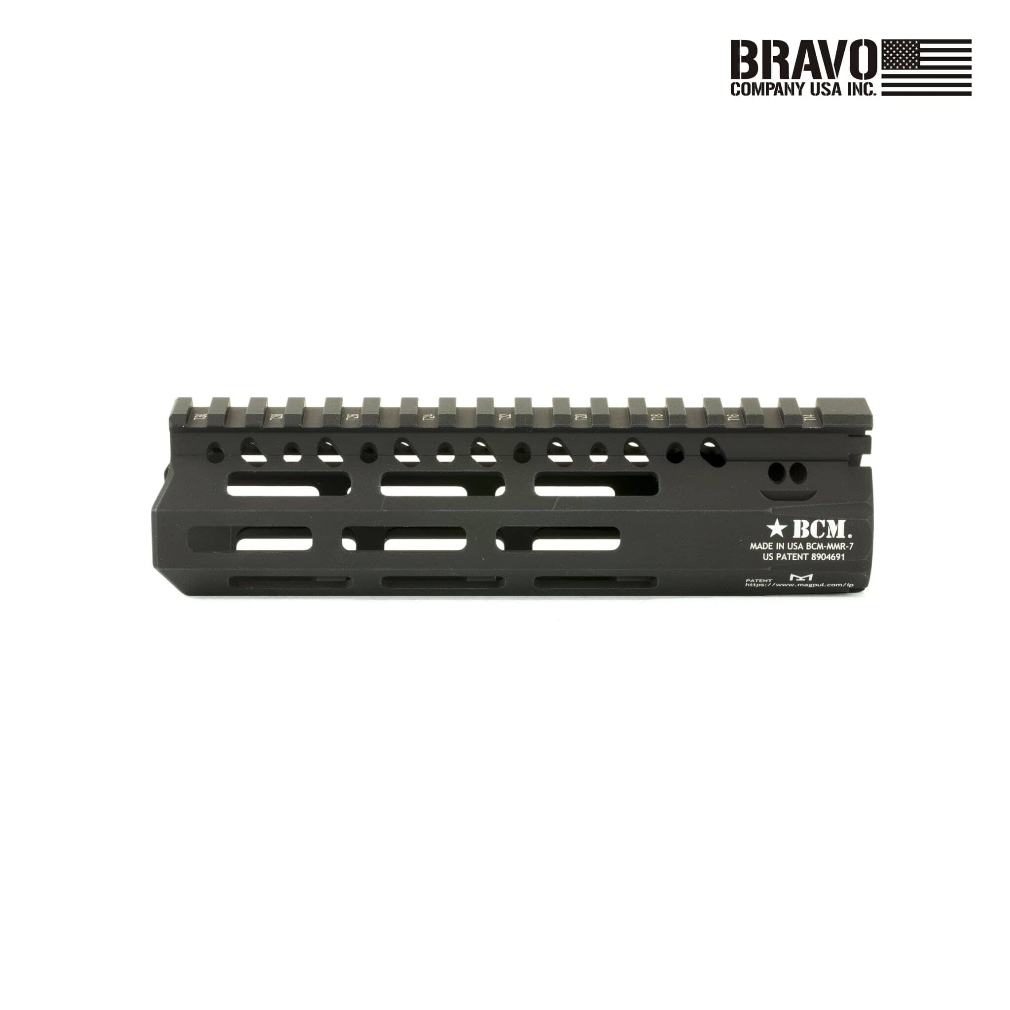 BCM MCMR-7 M-LOK Compatible Modular Rail - 7″ - 5.56 - Black AR15 Handguard Bravo Company USA 