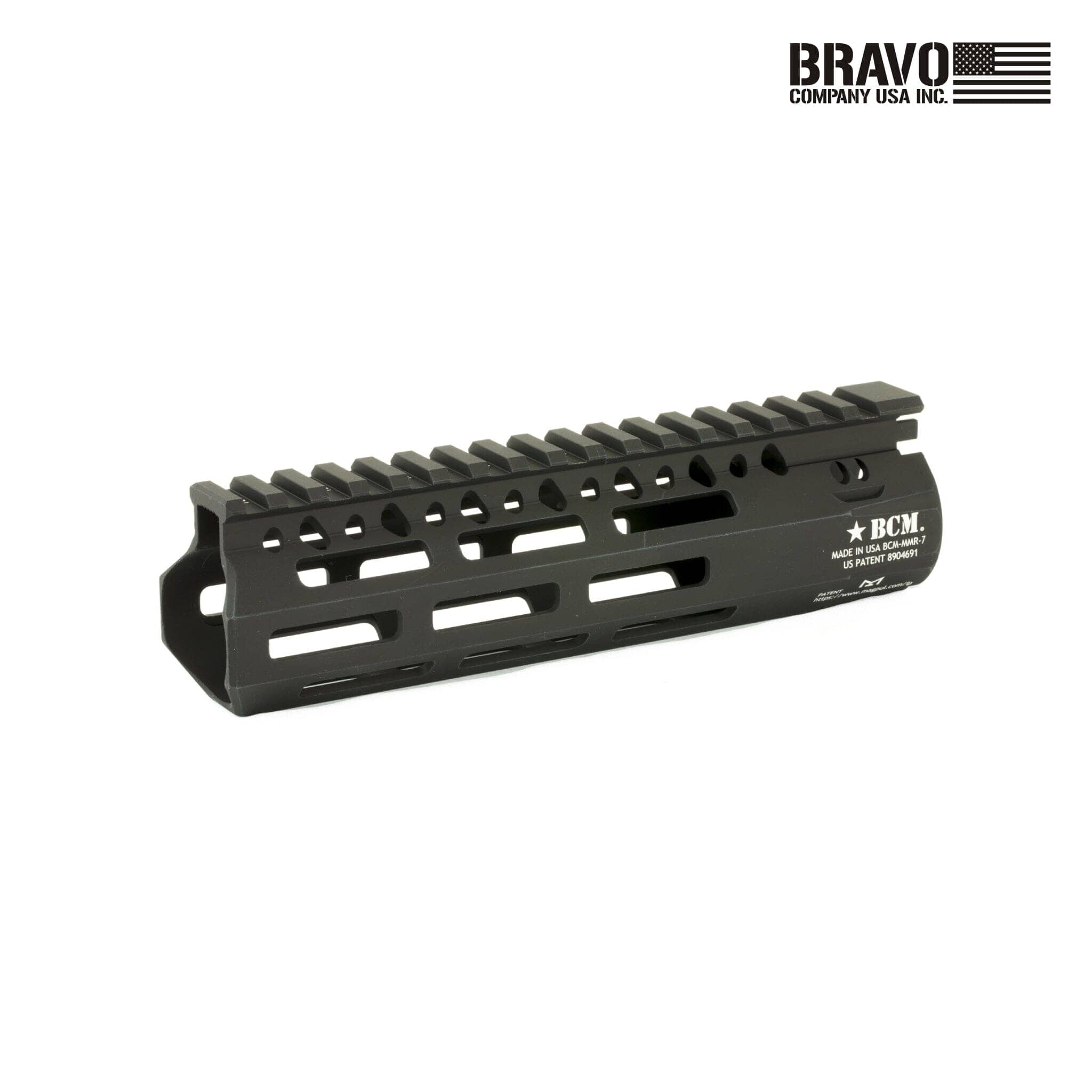 BCM MCMR-7 M-LOK Compatible Modular Rail - 7″ - 5.56 - Black AR15 Handguard Bravo Company USA 