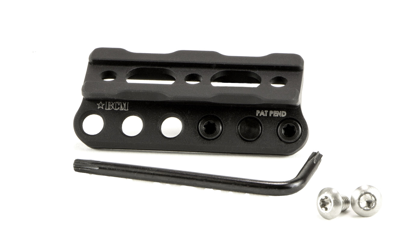 BCM modular scout light mount, aluminium KeyMod light mount, view 3 of 3