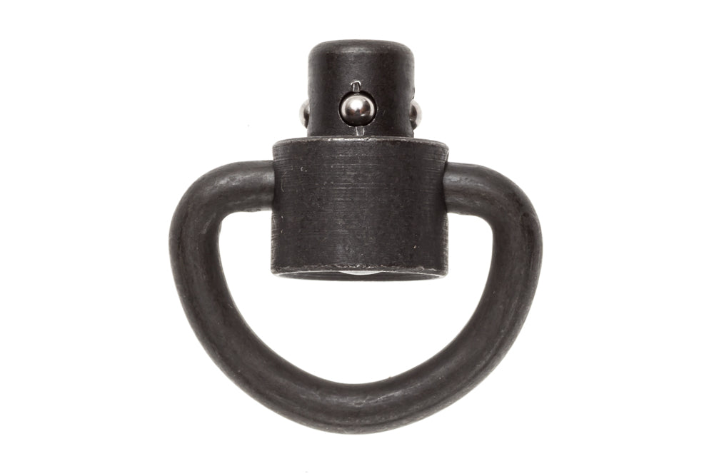 BCM QD sling swivel 1 inch D-ring in carbon steel, view 2 of 3