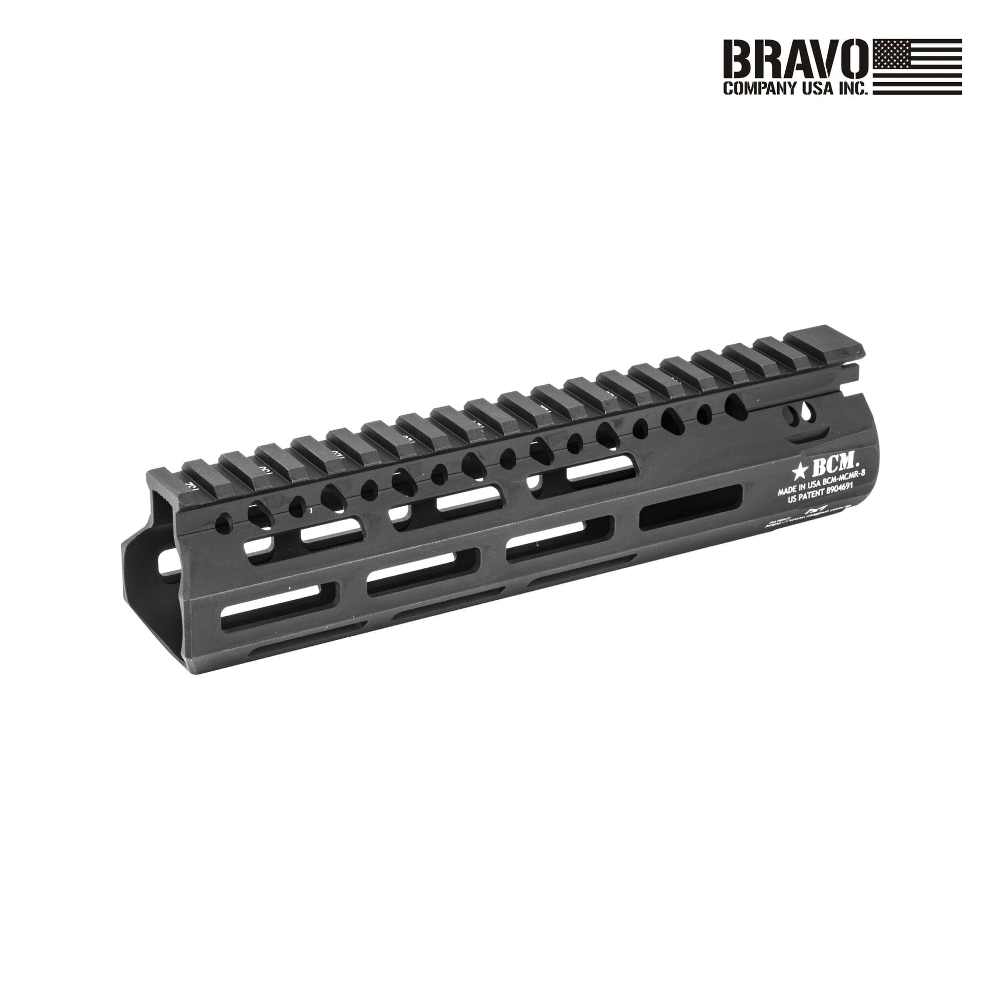 Bravo Company 8" MLOK Compatible Modular Rail (MCMR) Handguard For AR Rifles AR15 Handguard Bravo Company USA 