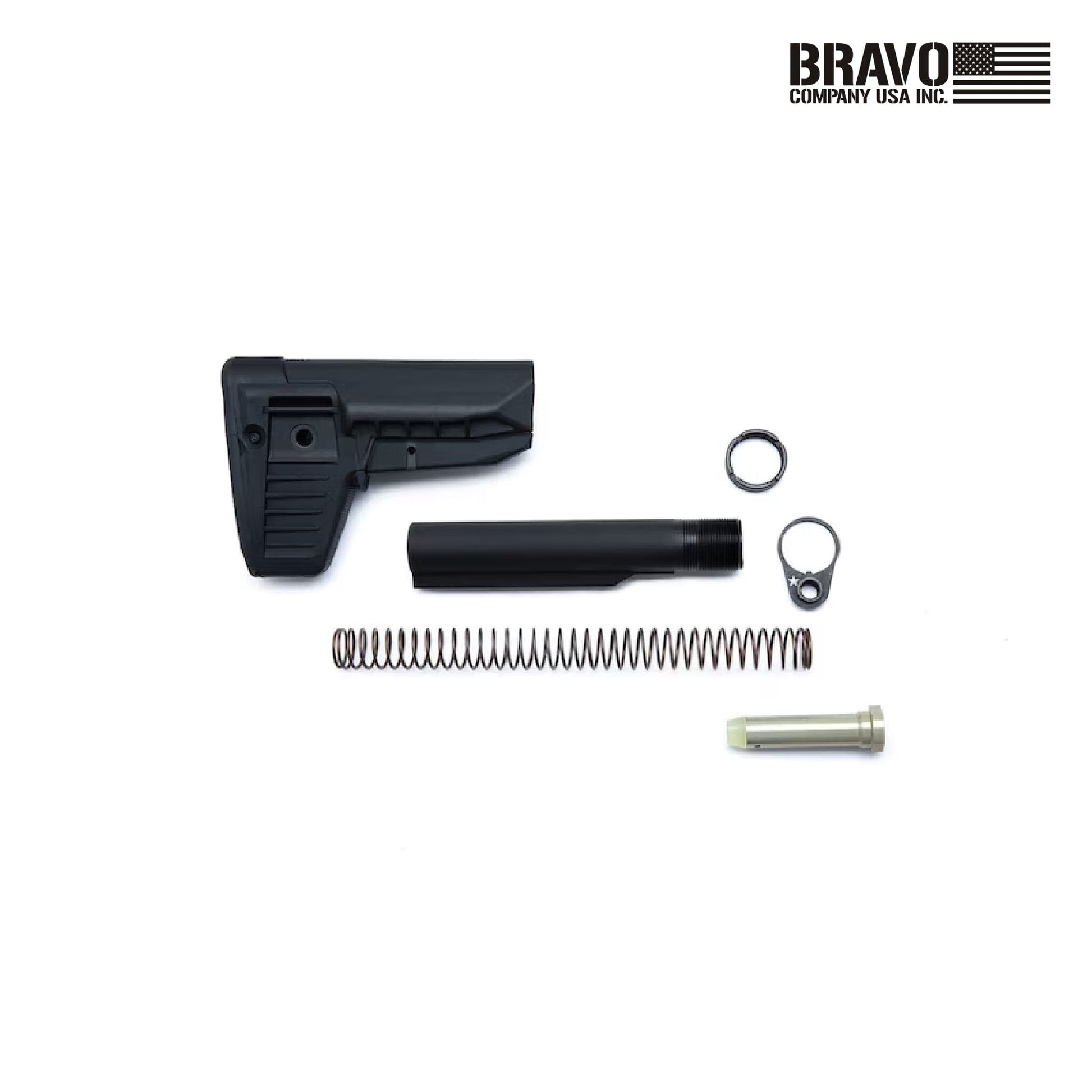 Bravo Company BCMGUNFIGHTER Mod 1 SOPMOD Compartment Stock Kit AR15 Rifle Stock Bravo Company USA Black 