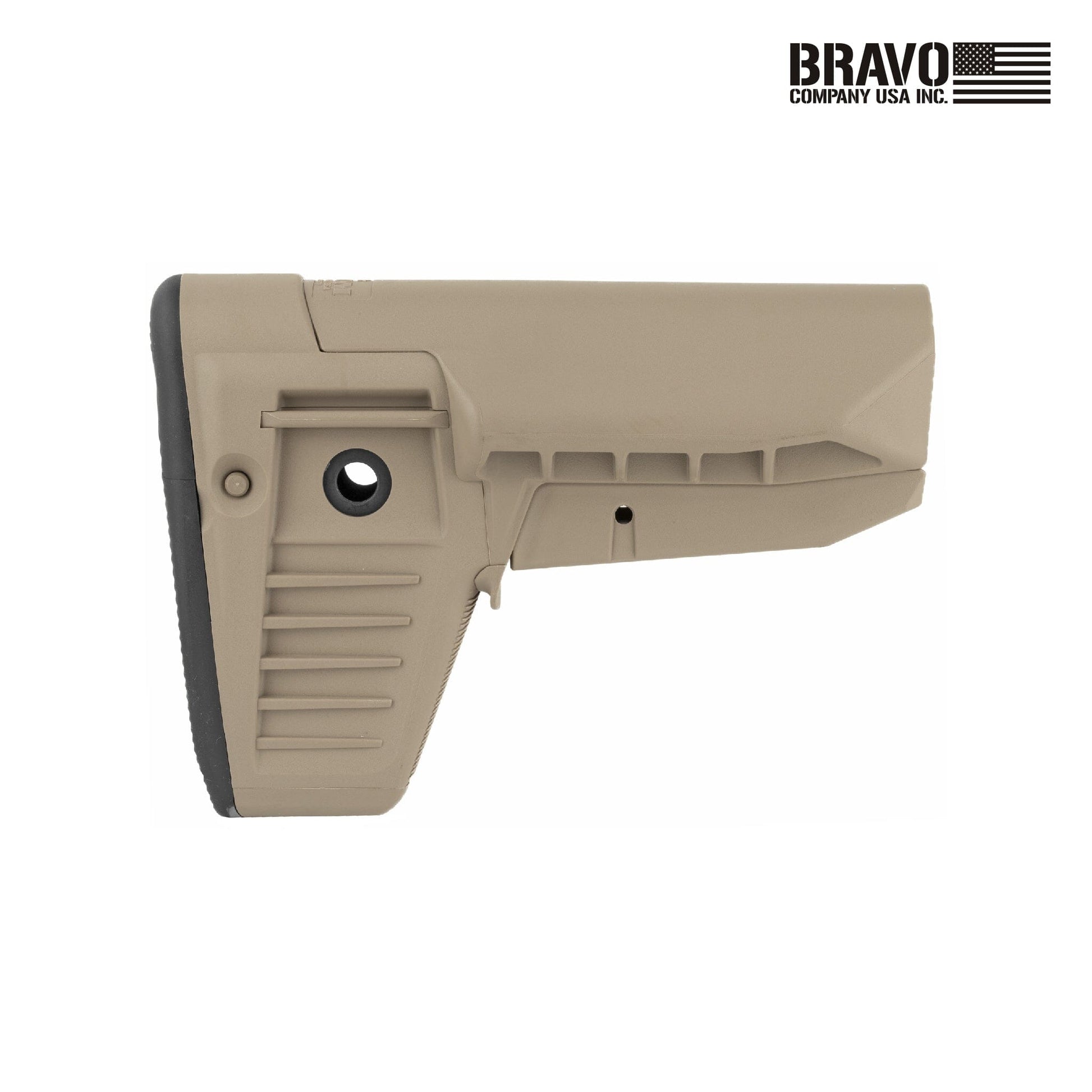 Bravo Company BCMGUNFIGHTER Mod 1 SOPMOD Compartment Stock AR15 Rifle Stock Bravo Company USA Flat Dark Earth 