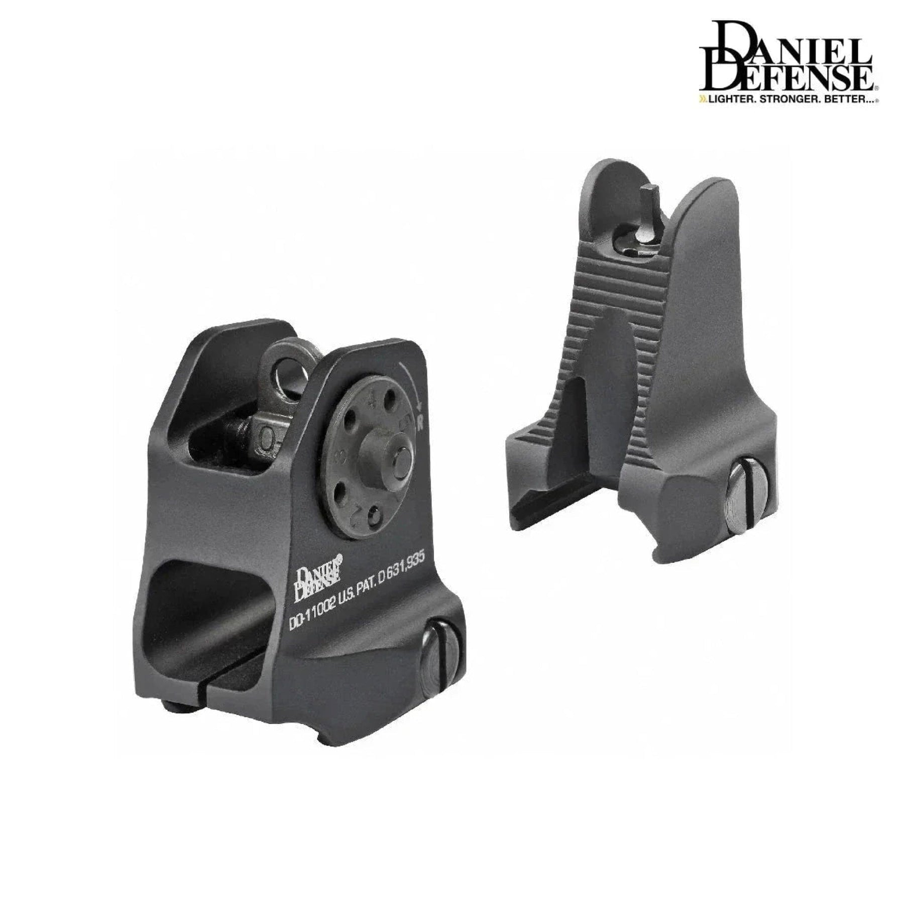 Daniel Defense AR-15 Iron Sight Set, Rock & Lock fixed iron sights (view 2)