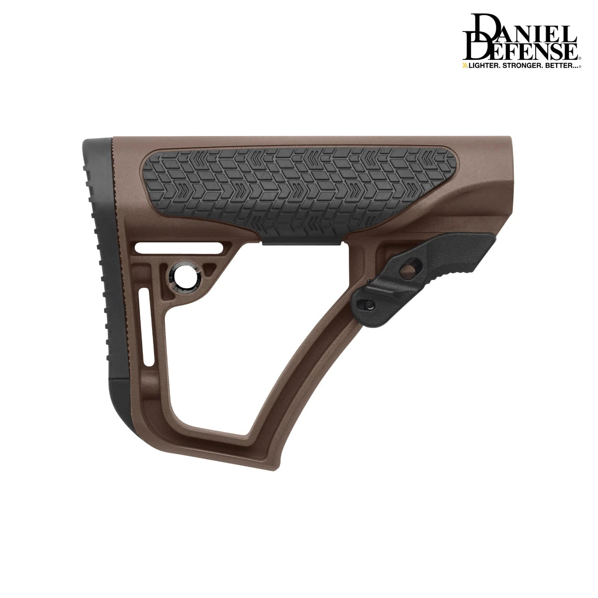 Daniel Defense Collapsible Buttstock Brown - 21-091-04179-011 AR15 Rifle Stock Daniel Defense 