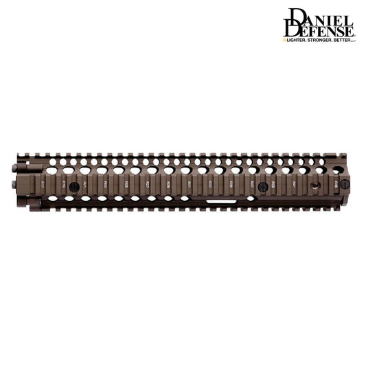 Daniel Defense M4A1 RIS II Handguard Quad Rail AR-15 Rifle 12.25 Length FDE - 01-004-08001 AR15 Handguard Daniel Defense 