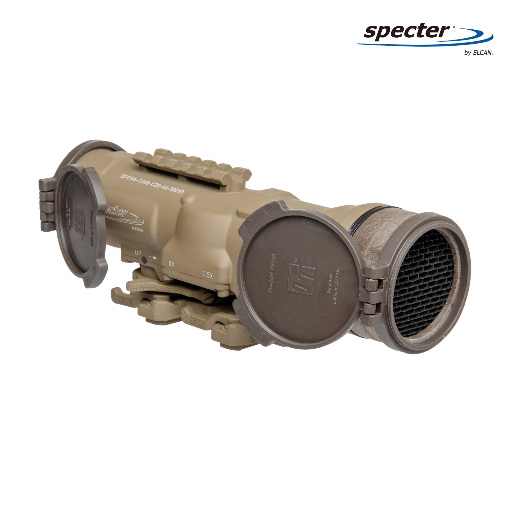 ELCAN SpecterDR 1.5x/6x Rifle Scope 5.56 BDC Reticle FDE Rifle Scope ELCAN SpecterDR 