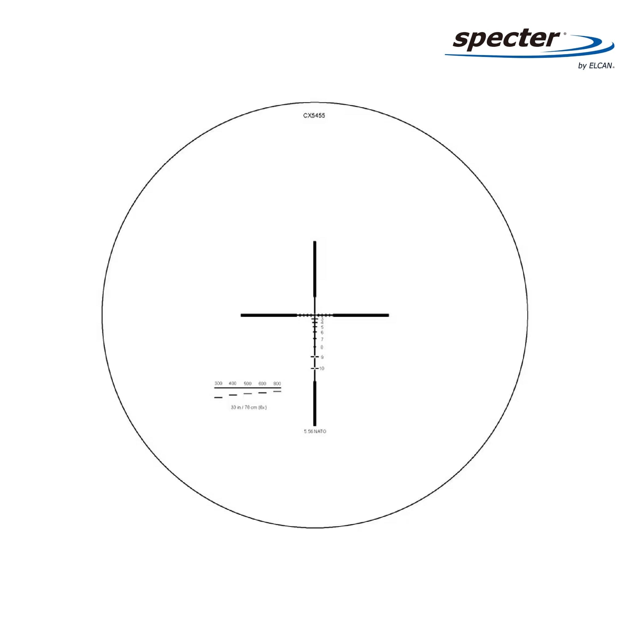 ELCAN SpecterDR 1.5x/6x Rifle Scope 5.56 BDC Reticle FDE Rifle Scope ELCAN SpecterDR 
