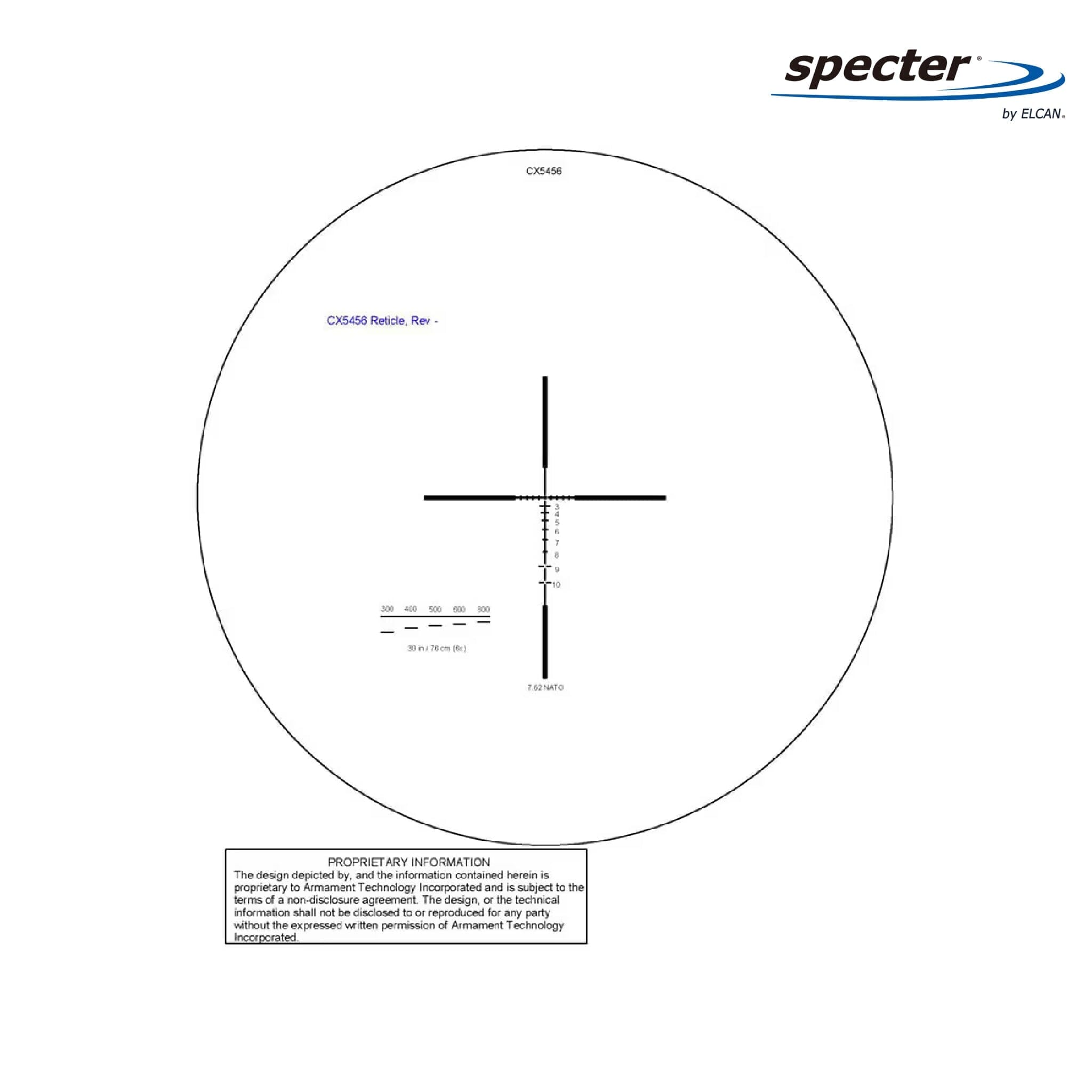 ELCAN SpecterDR 1.5x/6x Rifle Scope 7.62 BDC Reticle FDE Rifle Scope ELCAN SpecterDR 