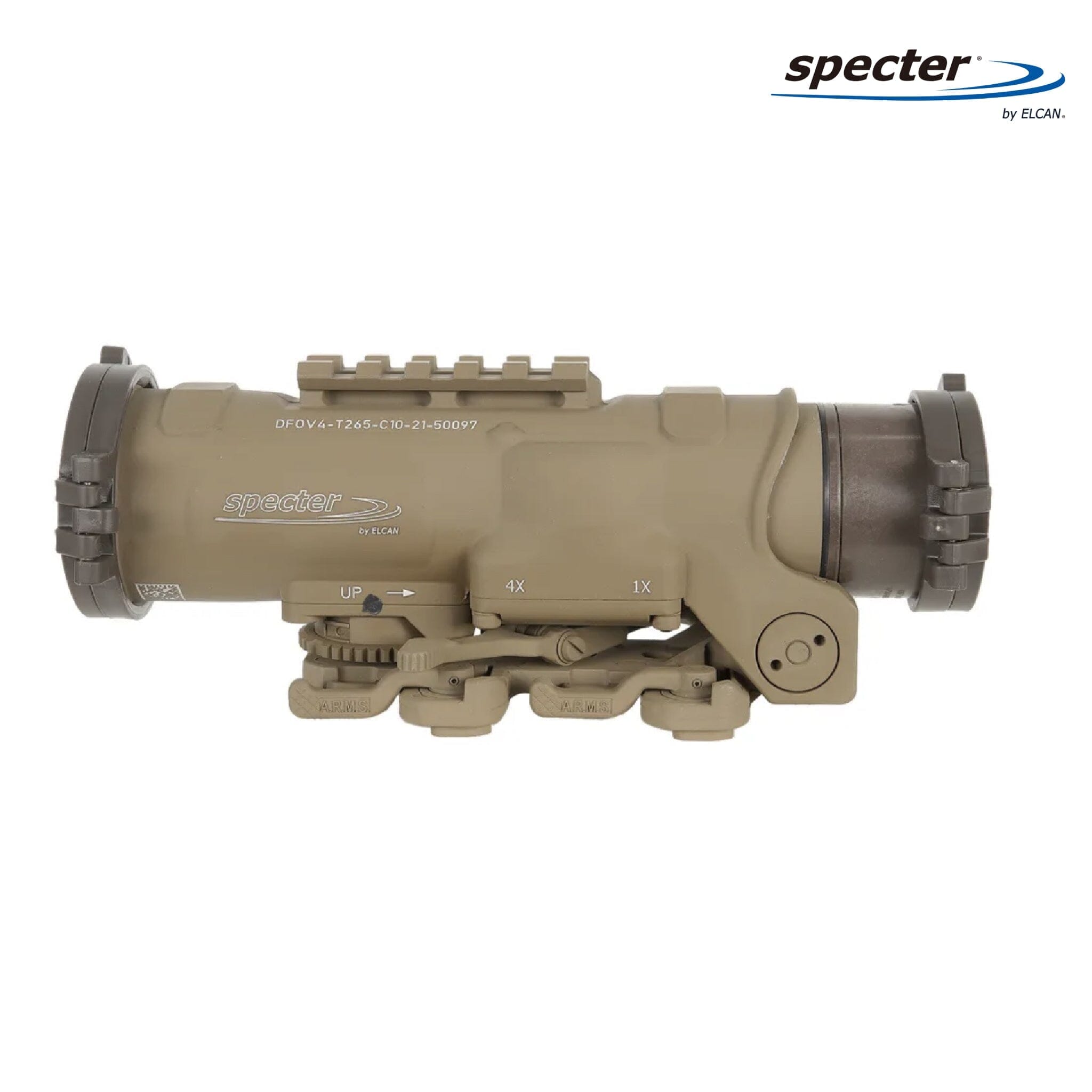 ELCAN SpecterDR 1x/4x Rifle Scope 5.56 BDC Reticle FDE Rifle Scope ELCAN SpecterDR 