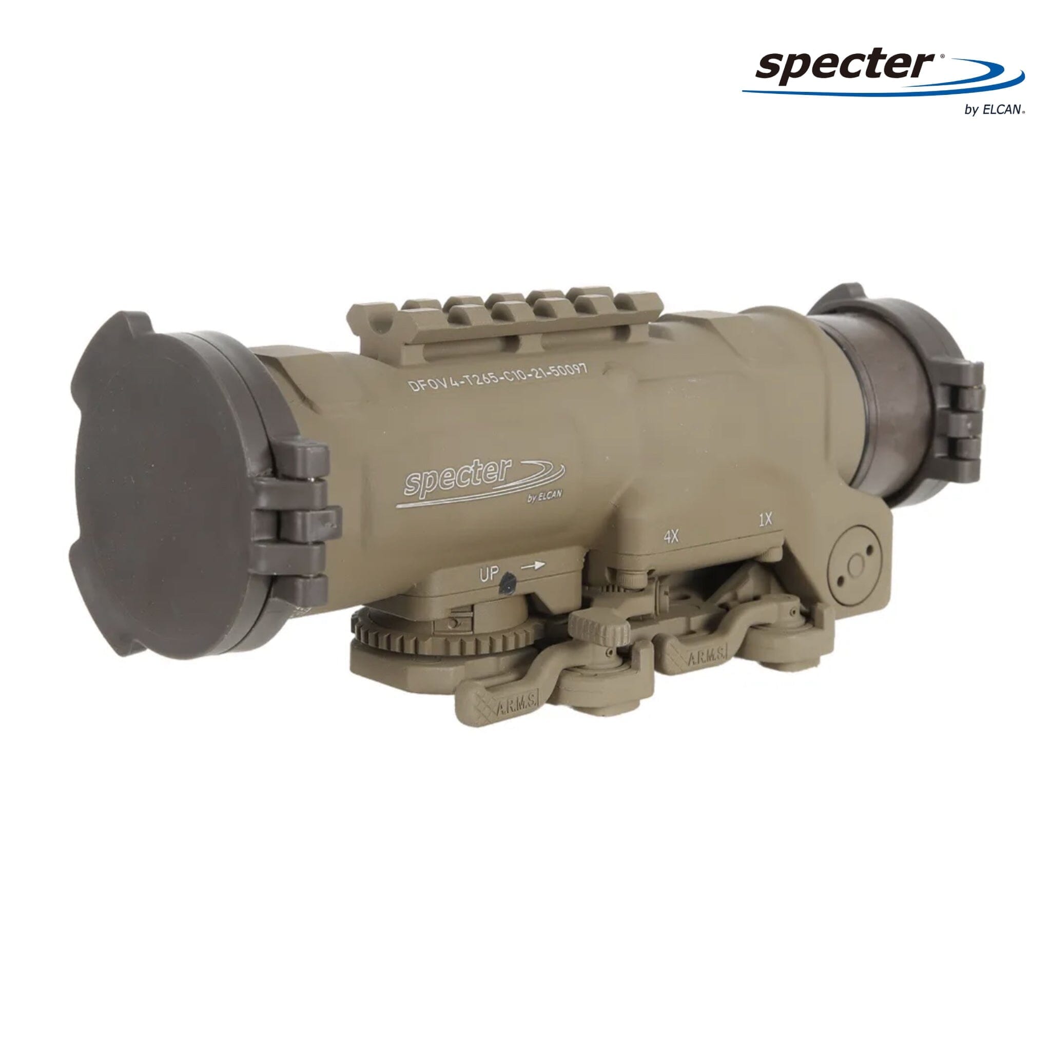 ELCAN SpecterDR 1x/4x Rifle Scope 5.56 BDC Reticle FDE Rifle Scope ELCAN SpecterDR 