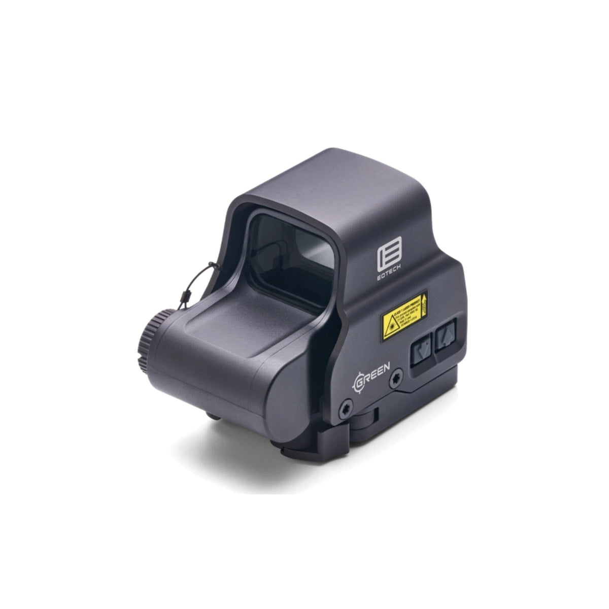 EOTech EXPS2-0GRN holographic sight showing the 68 MOA ring around a single 1 MOA green dot