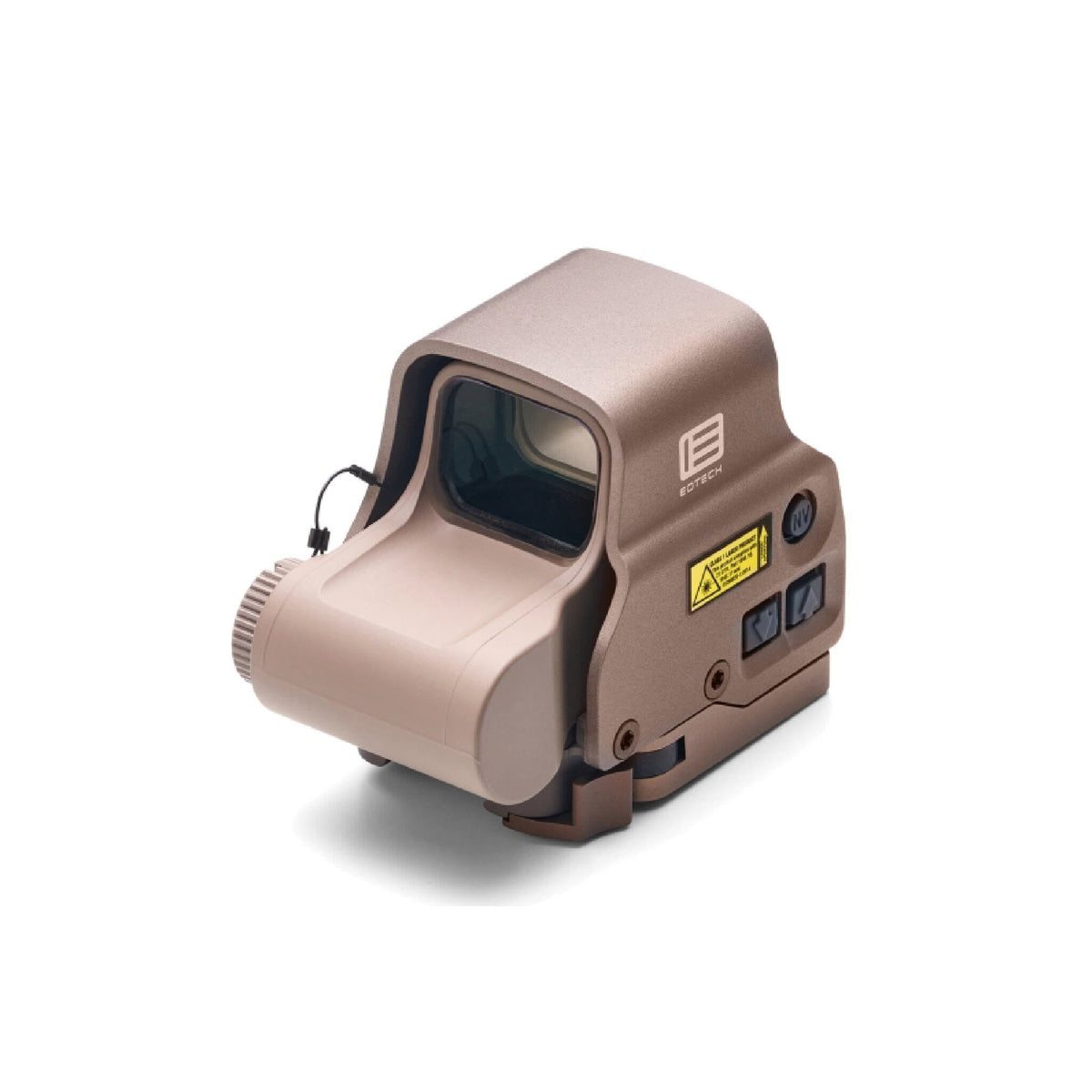 EOTech EXPS3-2TAN holographic weapon sight in tan with a 68 MOA ring and two 1 MOA aiming dots