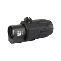 EOTech G33 3x magnifier in black supplied as the optic alone with no mount in the box
