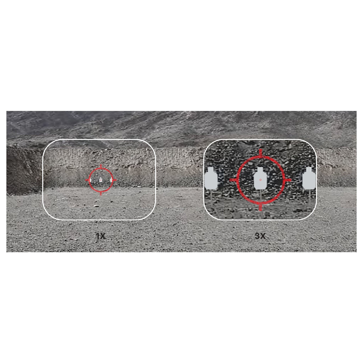 EOTech G43 3x magnifier body in Tan, ready for an existing flip-to-side or offset base