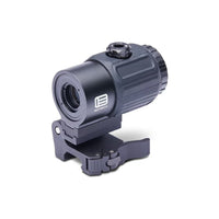 EOTech G43 3x magnifier in black on its Switch-to-Side quick-detach mount for holographic sights