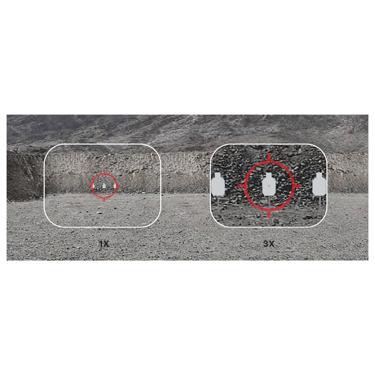 EOTech G43 magnifier swung aside on the STS mount to return the rifle to 1x shooting