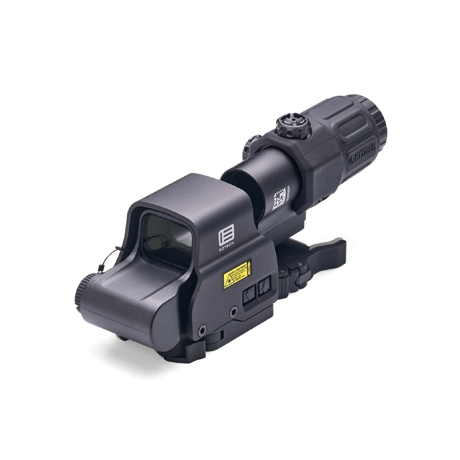 EOTech HHS II hybrid system pairing the EXPS2-2 holographic sight with the G33 3x magnifier