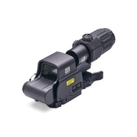 EOTech HHS II hybrid system pairing the EXPS2-2 holographic sight with the G33 3x magnifier